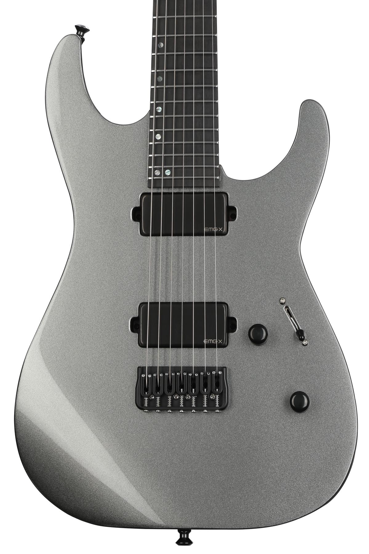 ESP USA M-7 HT 7-string Electric Guitar - Adamantium ESP USA M-7 HT 7-string Electric Guitar - Adamantium