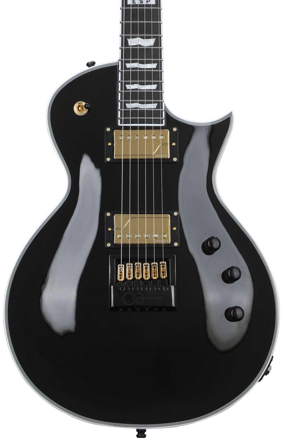 ESP E-II Eclipse FT EverTune Electric Guitar - Black