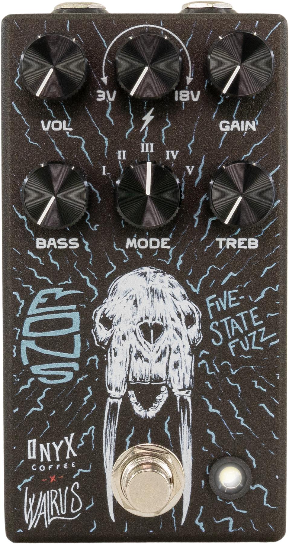 Eons 5-state Fuzz Pedal - Onyx Coffee Limited Edition