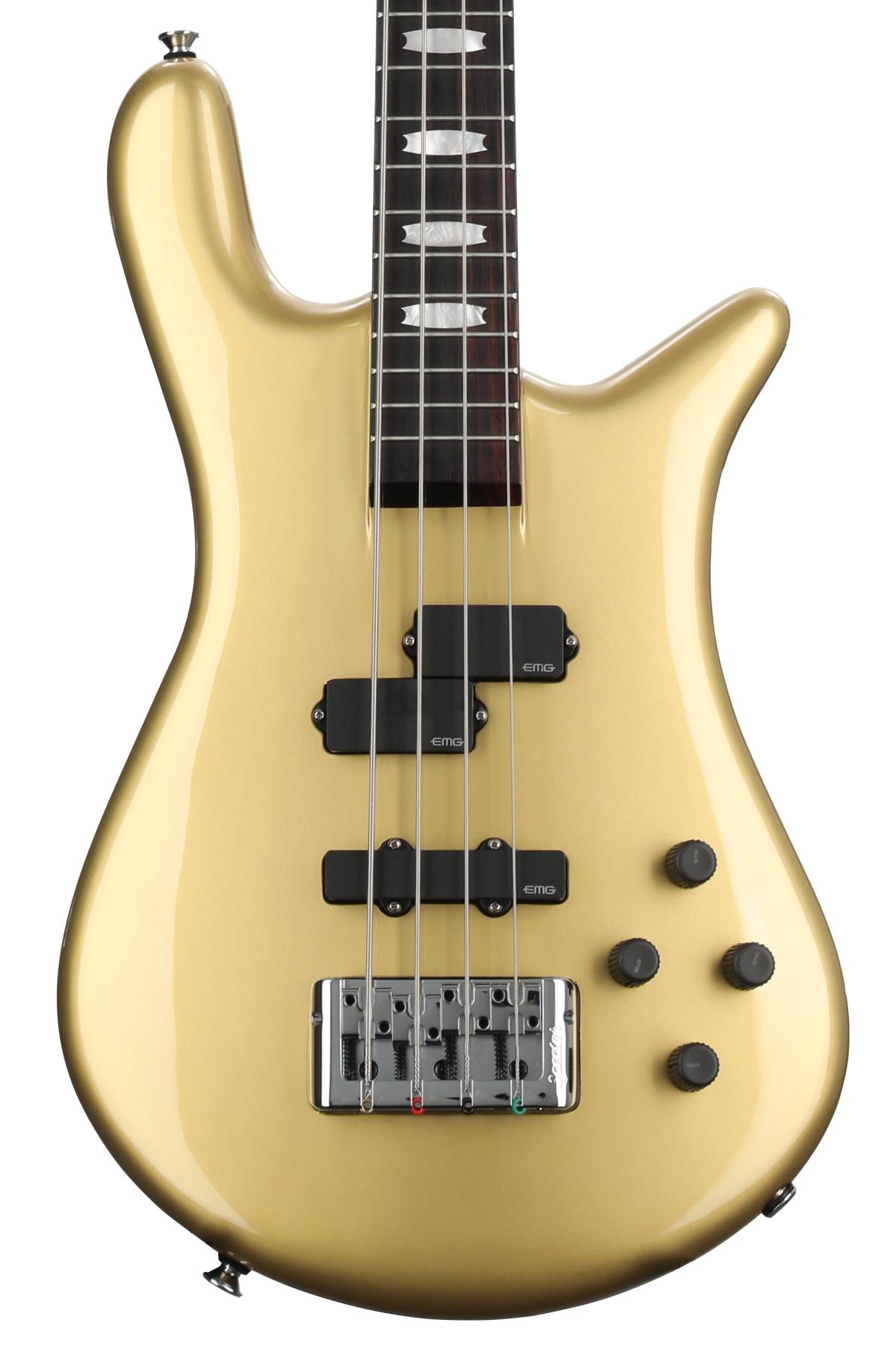 Spector Euro 4 Classic Bass Guitar Metallic Gold Gloss Sweetwater 2770