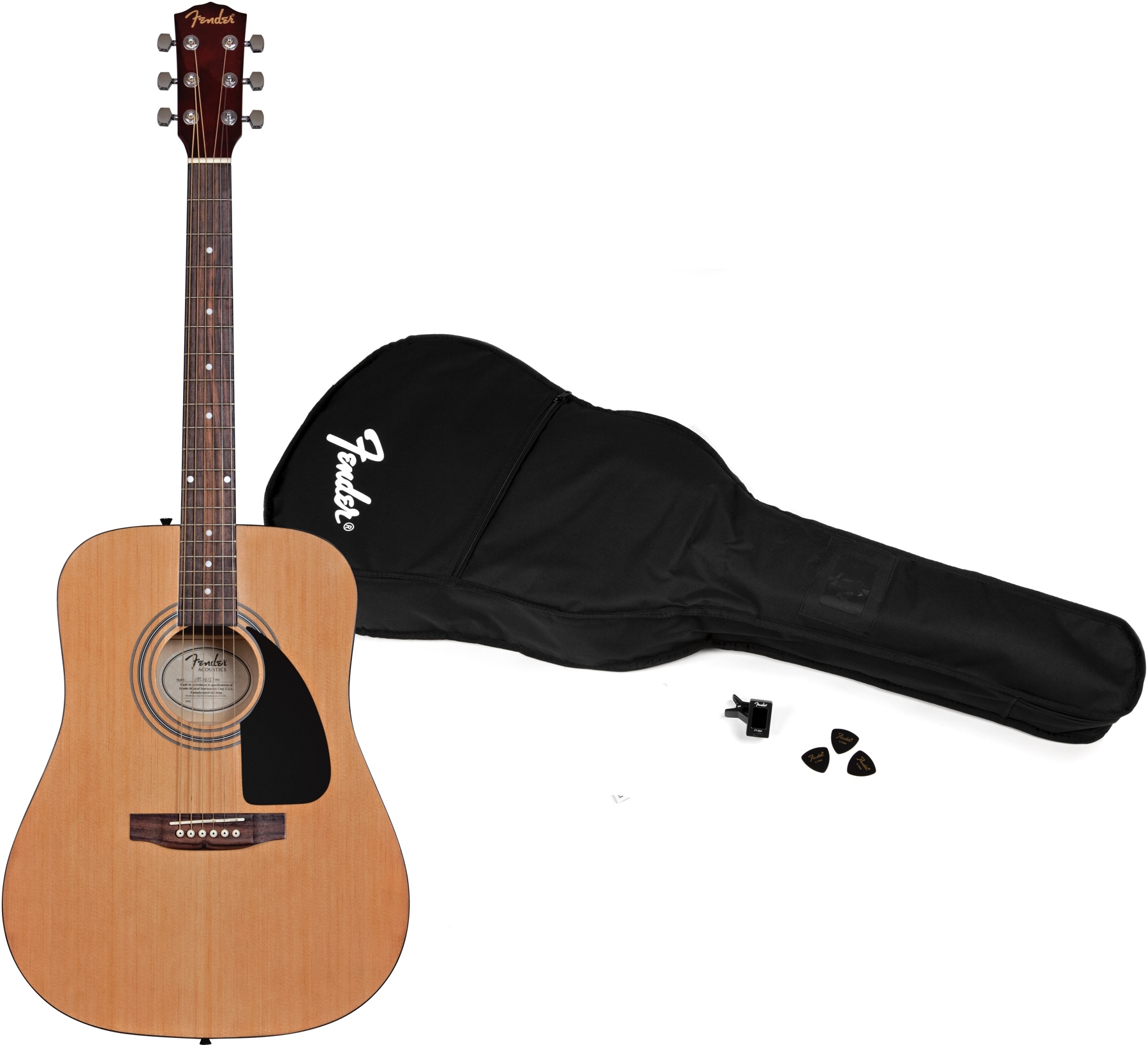 FA100 Acoustic Guitar Pack - Natural