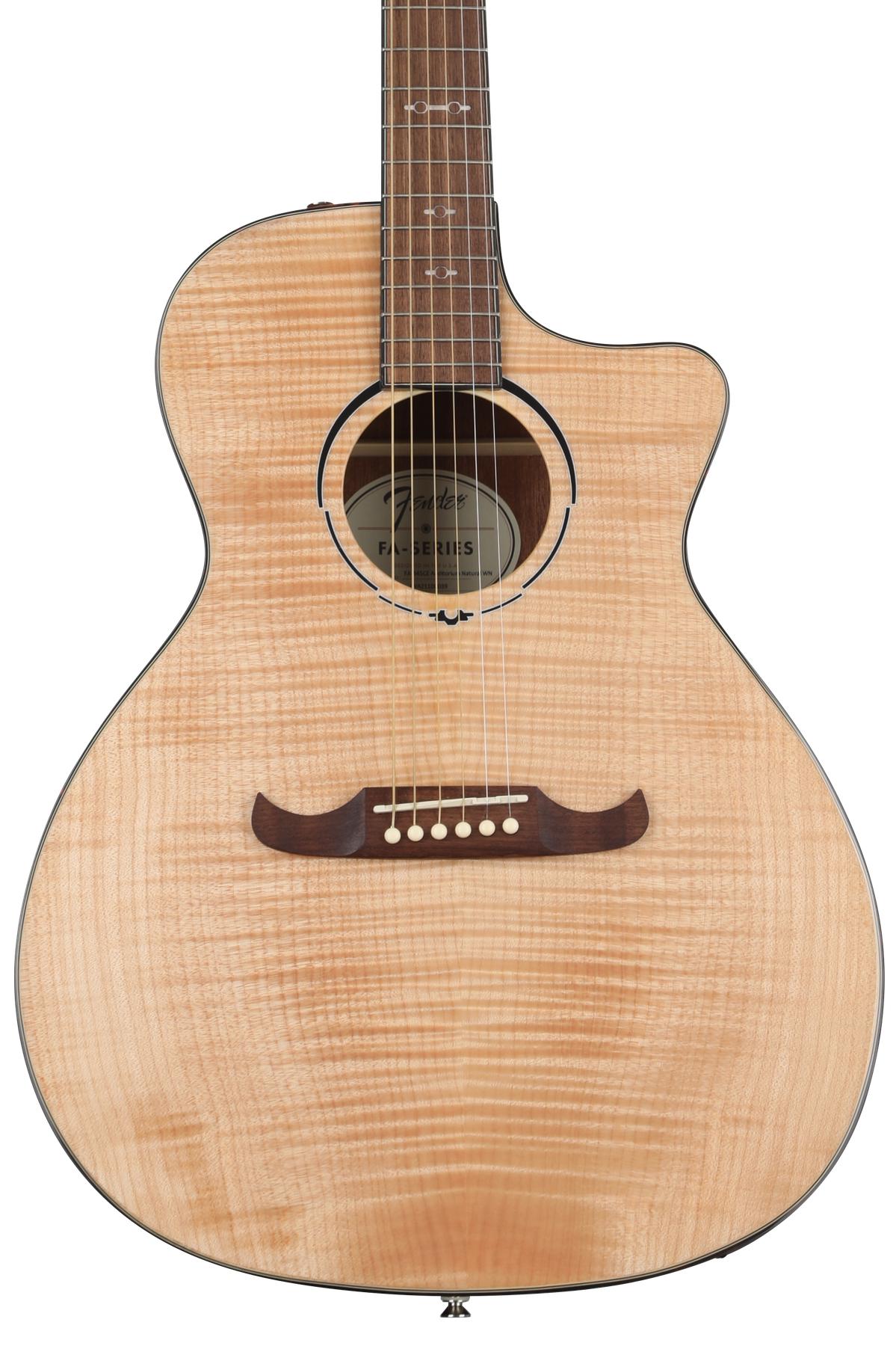 Fender FA-345CE Auditorium Acoustic-electric Guitar - Natural