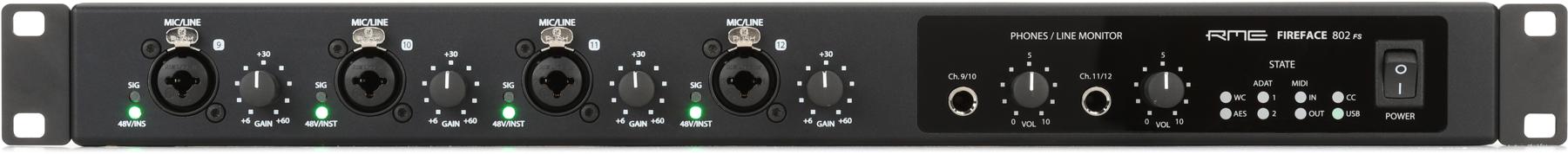Fireface 802 FS AE USB 2.0 Audio Interface - Black Anniversary Edition