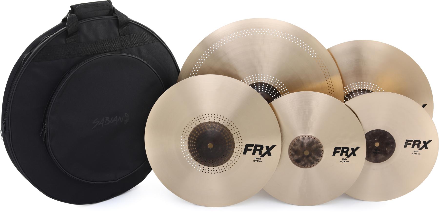 Sabian FRX Performance Cymbal Set - 14/16/18/21 inch - with Free 24 inch Cymbal Bag