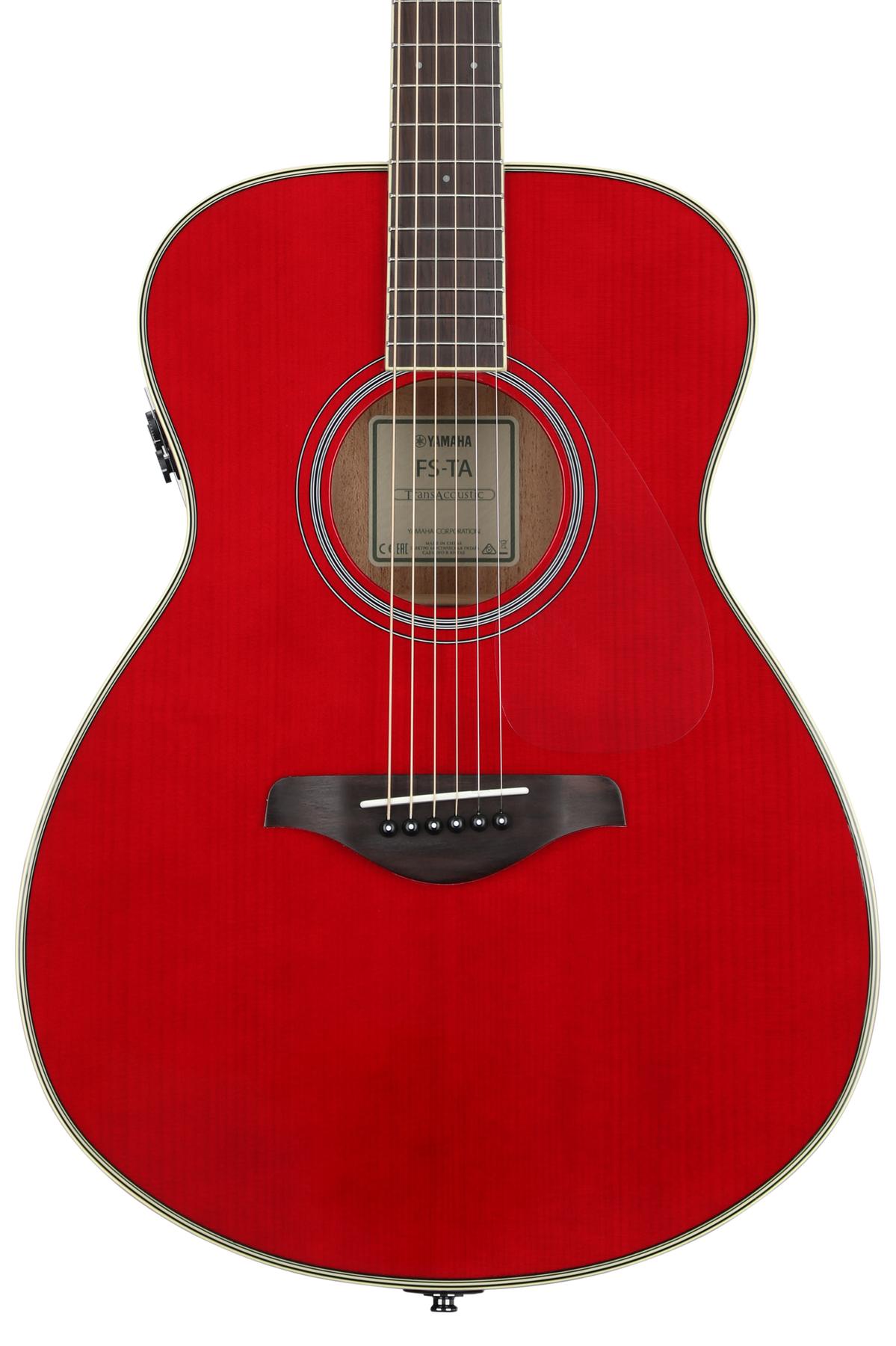 Yamaha FS-TA TransAcoustic Concert Acoustic-electric Guitar - Ruby Red