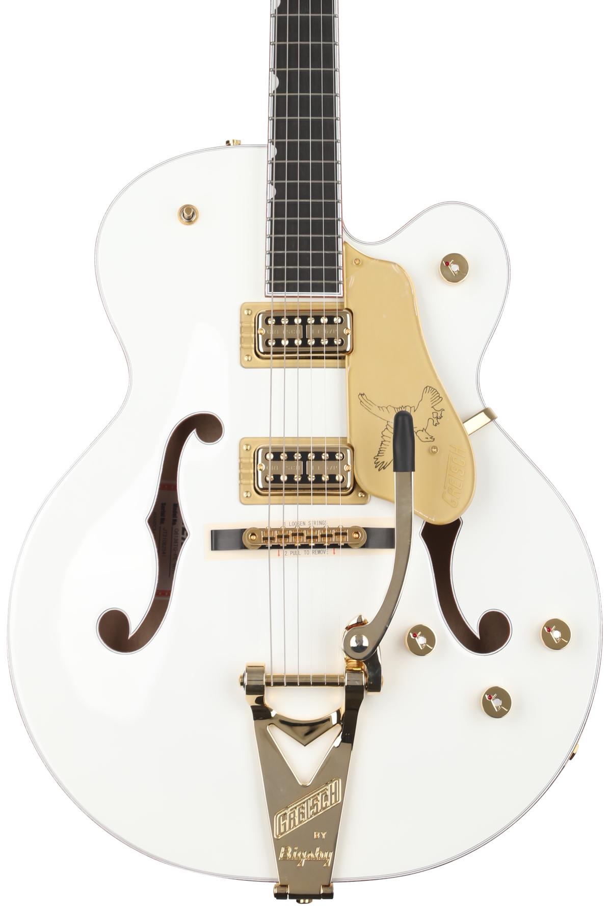 graven ketting gras Gretsch G6136TG Players Edition Falcon with Bigsby - White | Sweetwater