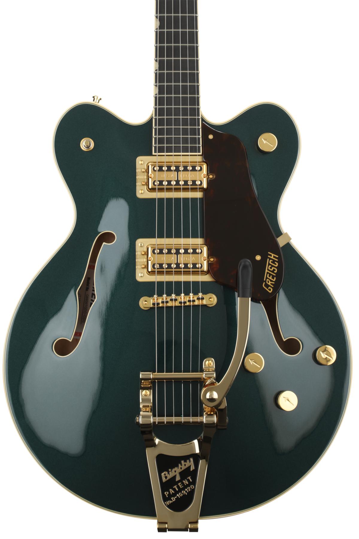 Gretsch G6609TDC Players Edition Broadkaster Center Block - Cadillac Green,  Bigsby Tailpiece
