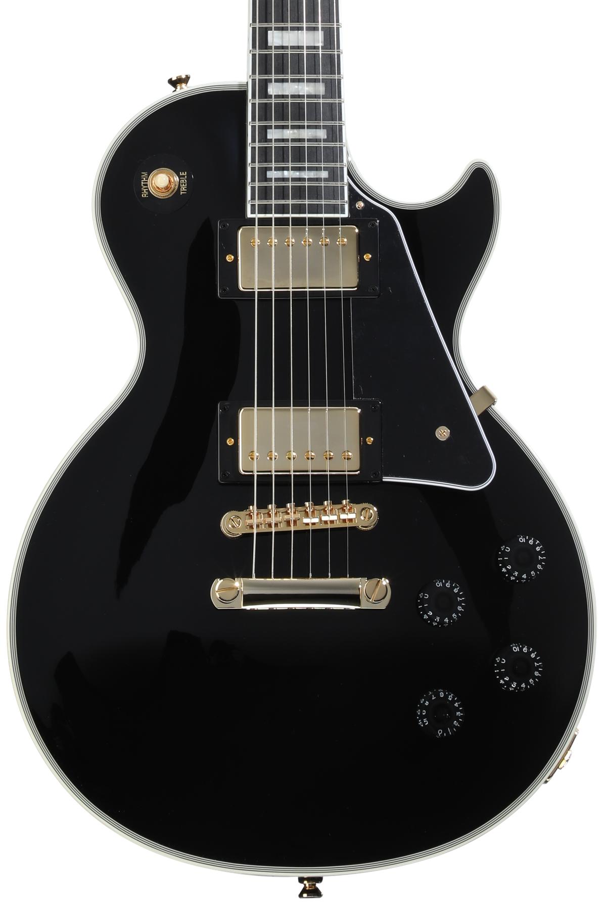 ギター Epiphone Les Paul Custom Ebony Epiphone The Iconic Les Paul at Its Classiest – Gibson