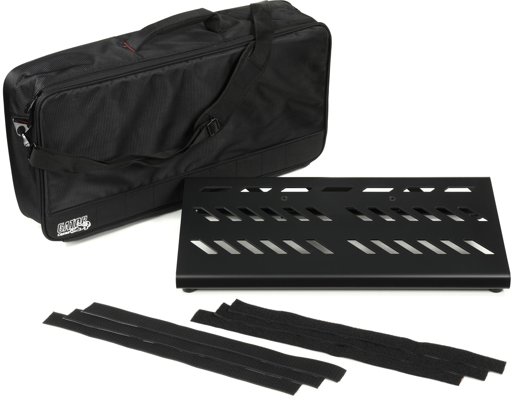 Gator Large Pedalboard with Bag - 23.75x10.6-inch Black