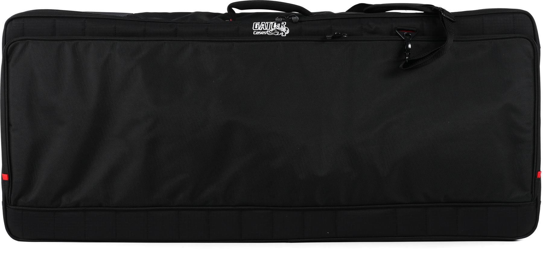 Baritone Distribution Case For Heavy Padded Quality Keyboard Full Black Gig Bag For Yamaha PSR-S775 61-Key Size 41X19X8 Inches