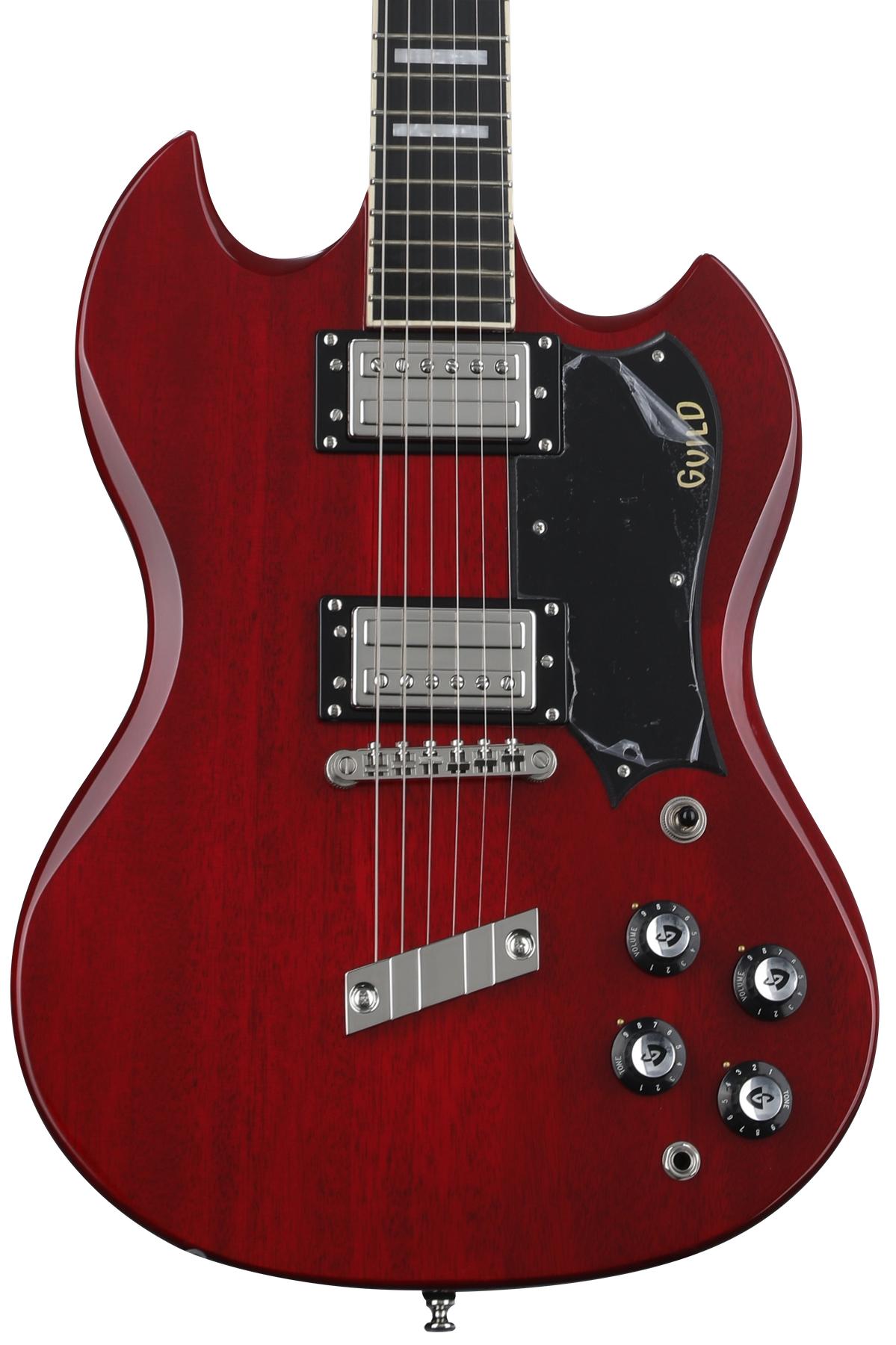 Guild Polara Limited Electric Guitar - Cherry | Sweetwater