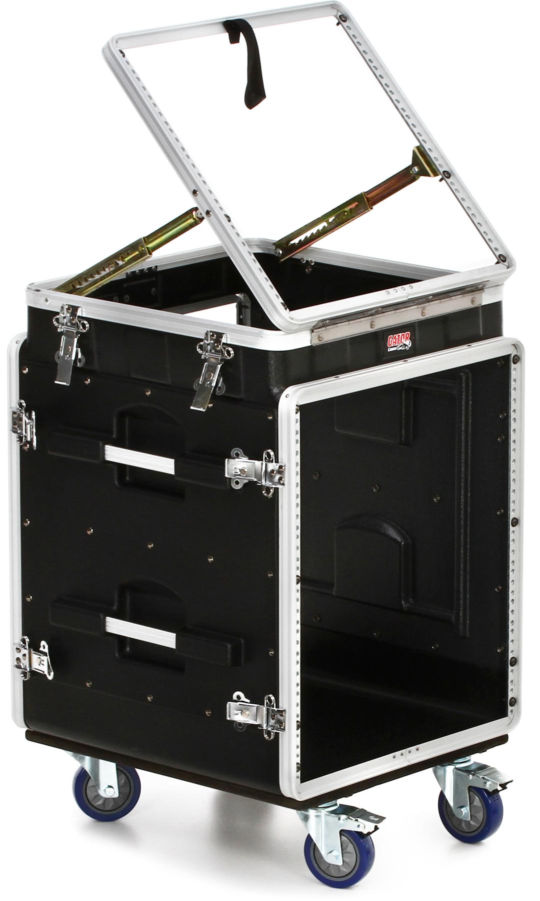 GRC-10X12 PU 10U Top / 12U Front Console Audio Rack