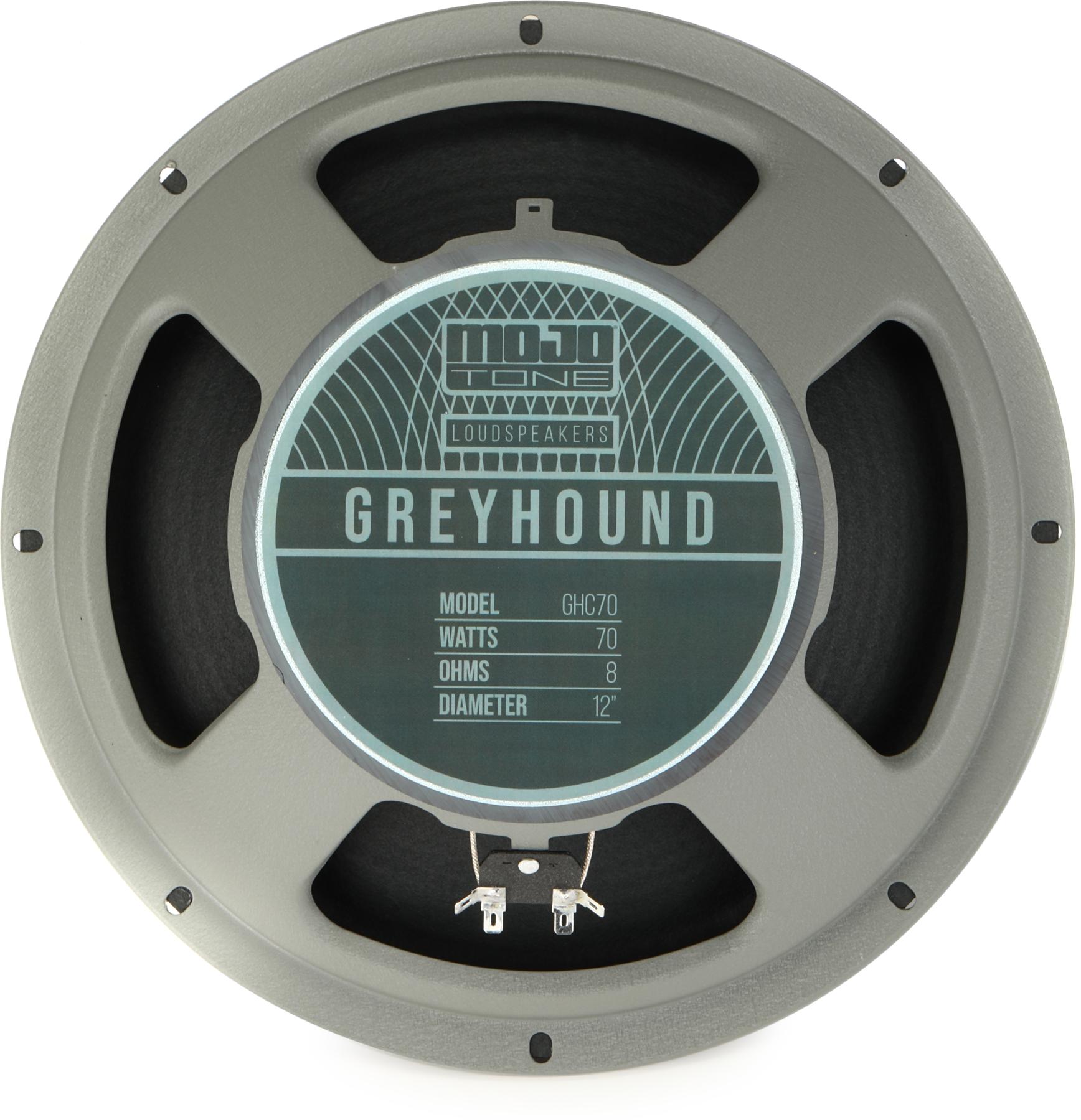 Комплект из 12-дюймовых 70-ваттных 8-омных гитарных динамиков Mojotone Greyhound 2 комплекта 37690₽