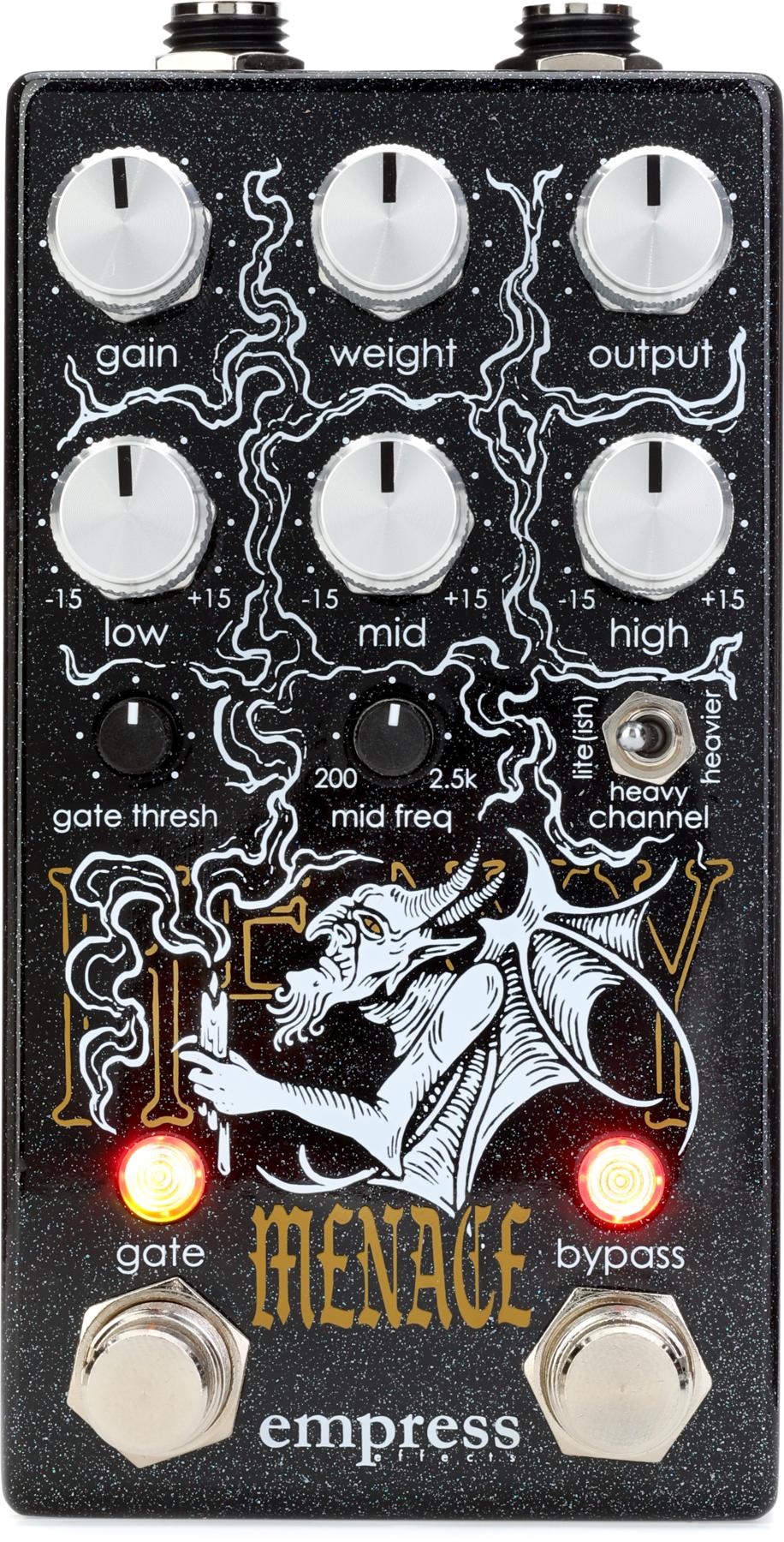 Heavy Menace Distortion Pedal - Black