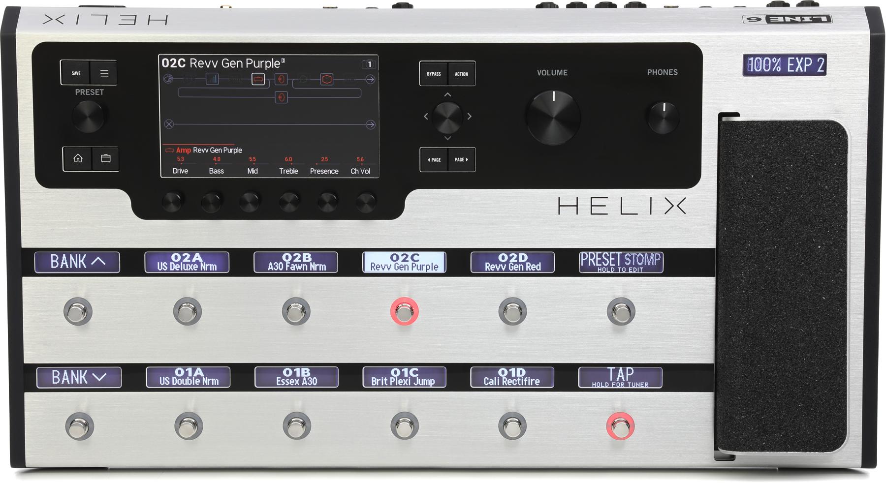Helix Guitar Multi-effects Floor Processor - Platinum Edition