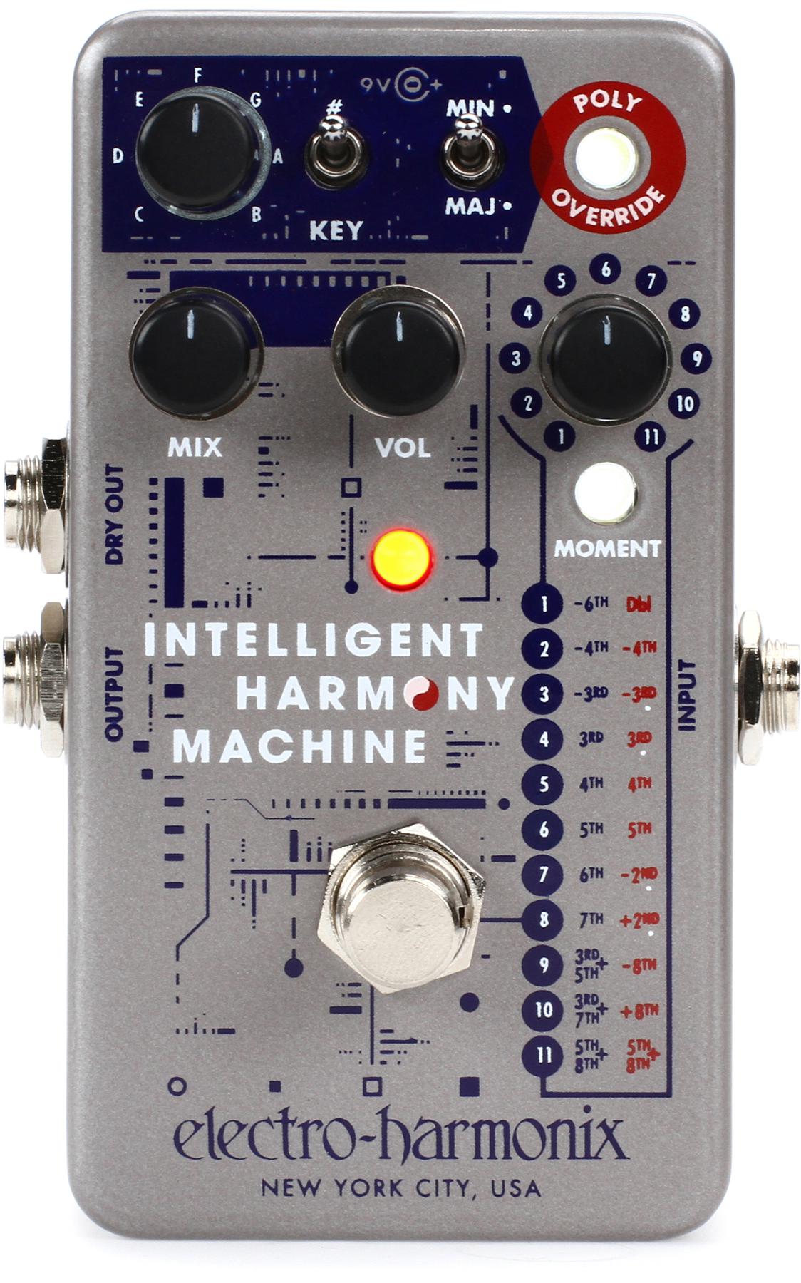 Intelligent Harmony Machine Harmony and Pitch Shifter Pedal
