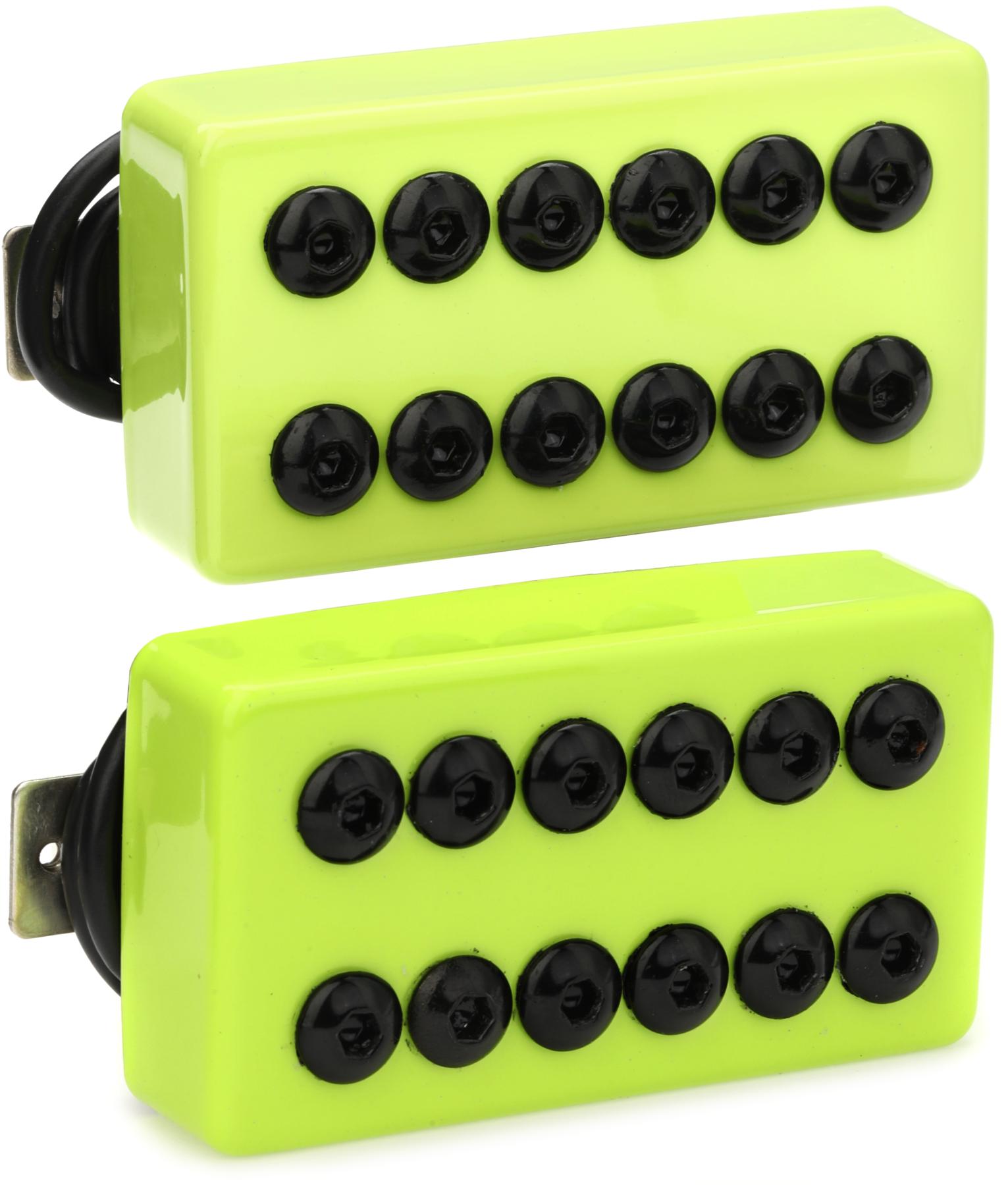 Seymour Duncan Invader Humbucker Set - Toxic Yellow Cover