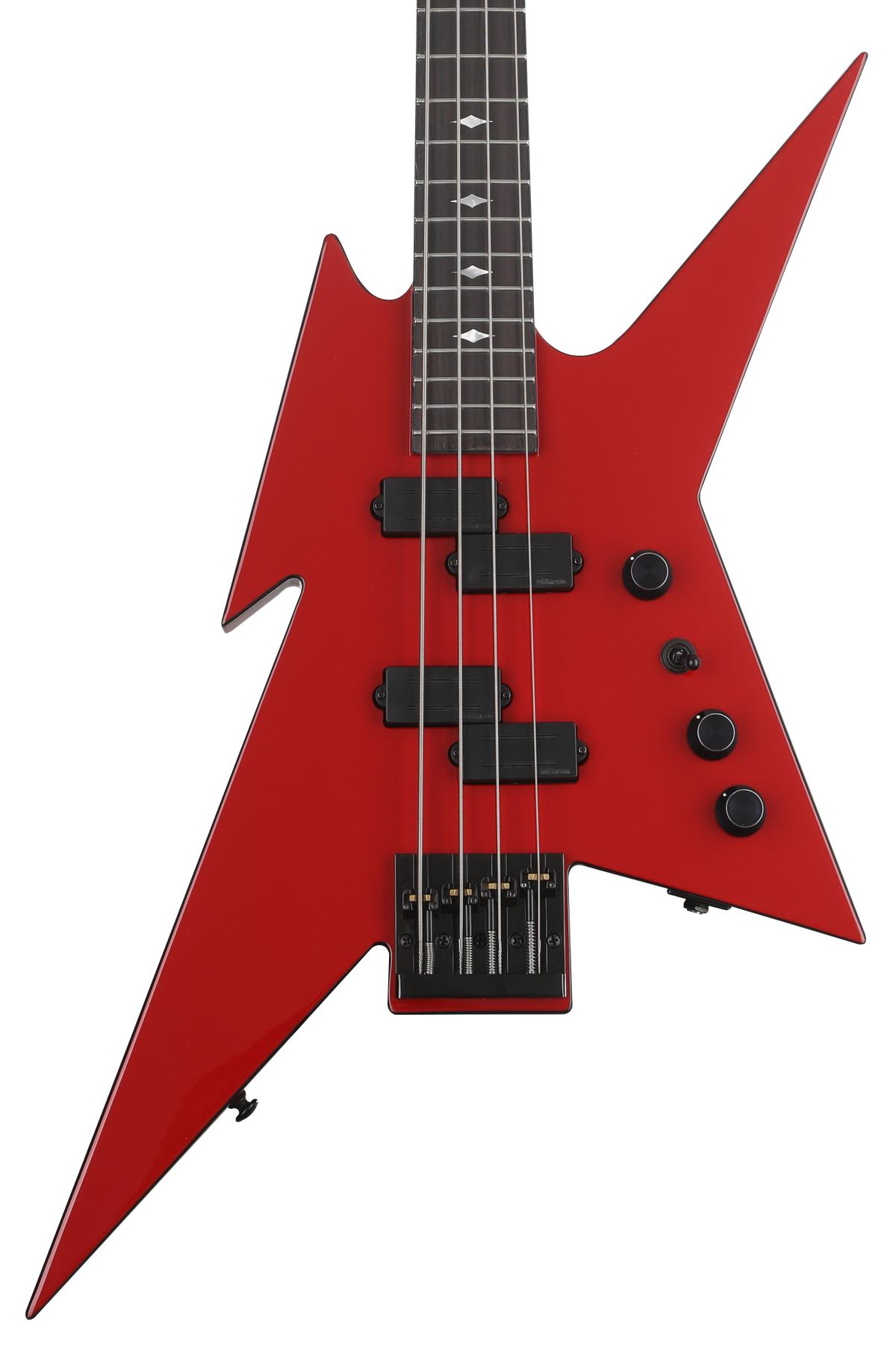 B.C. Rich Ironbird MK1 Legacy Bass Guitar - Gloss Red