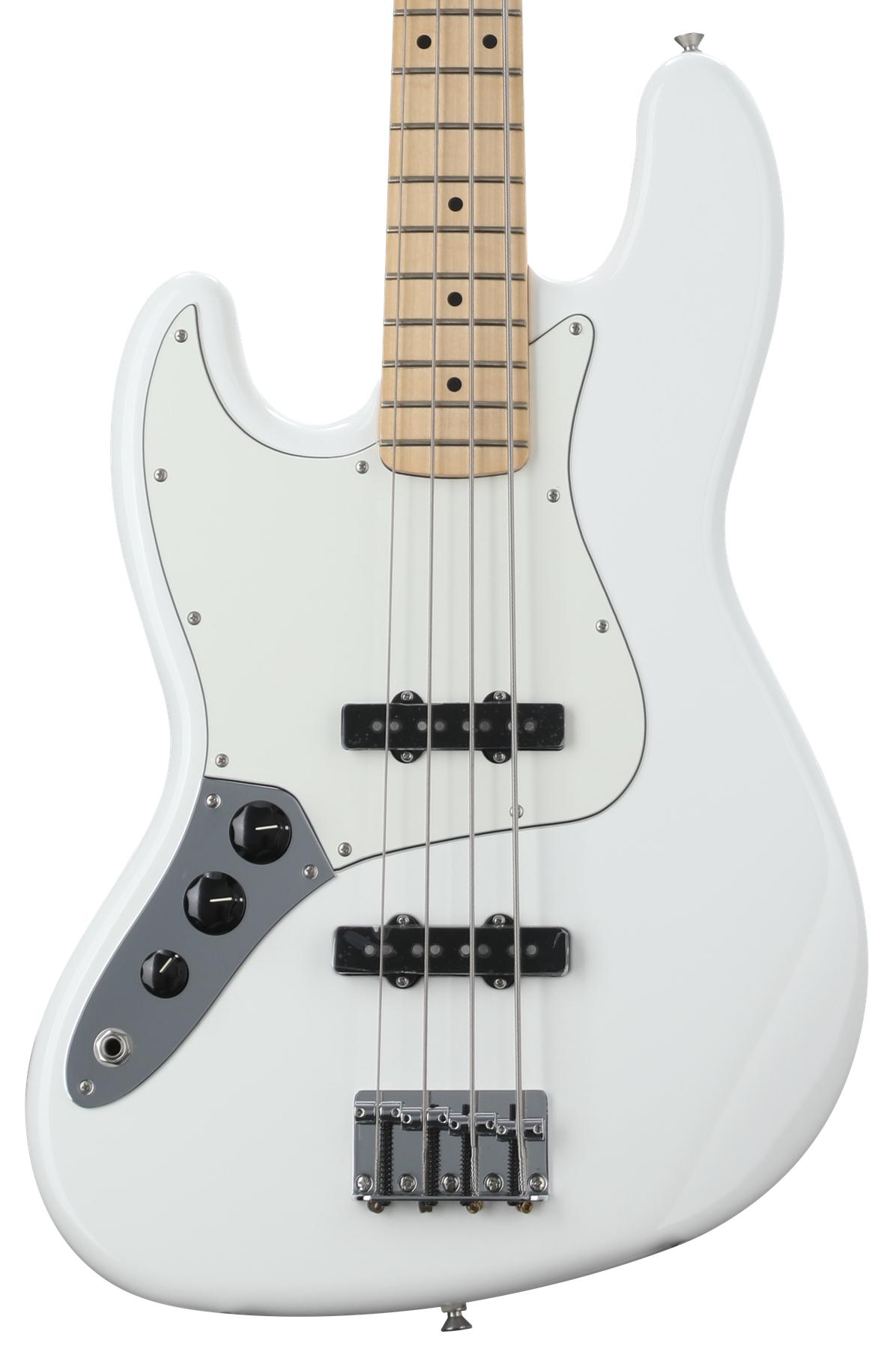 Fender Player Jazz Bass Left-handed - Polar White with Maple