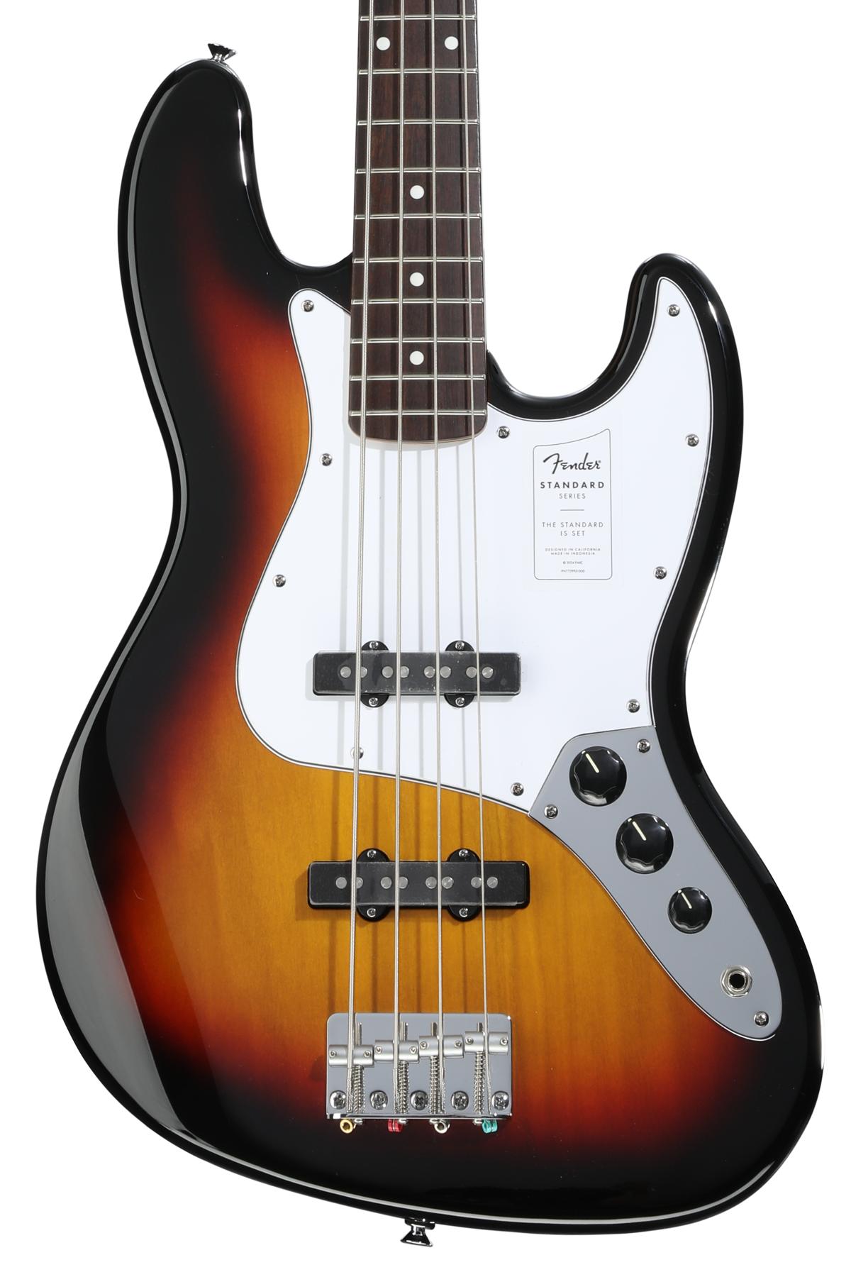 Standard Jazz Bass - 3-color Sunburst, Laurel Fingerboard