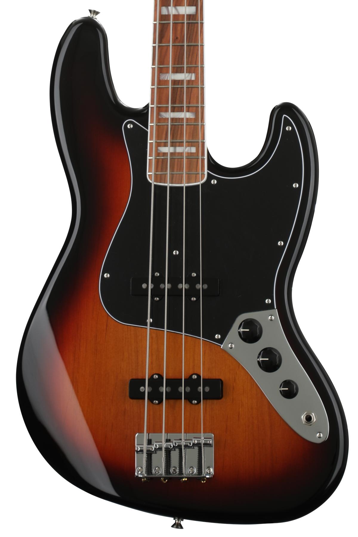 Fender Vintera '70s Jazz Bass - 3-Color Sunburst with Pau Ferro