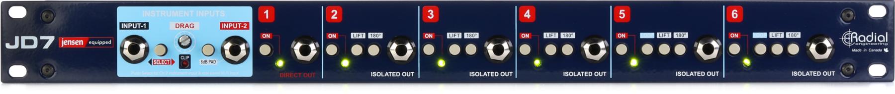 JD7 Jensen-equipped 2-channel Active Re-Amping Device