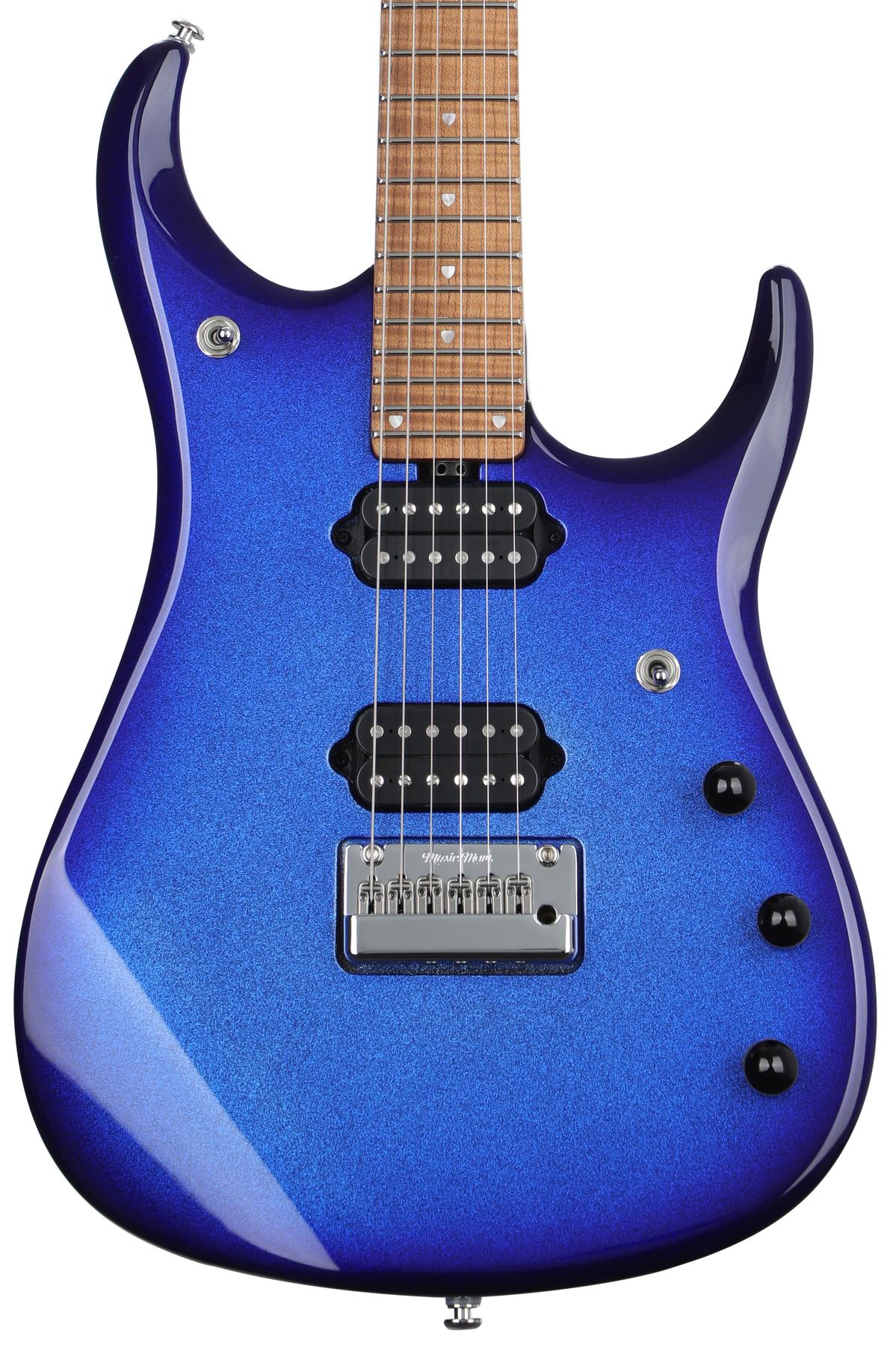 Ernie Ball Music Man JP15 Electric Guitar - Pacific Blue Sparkle ...