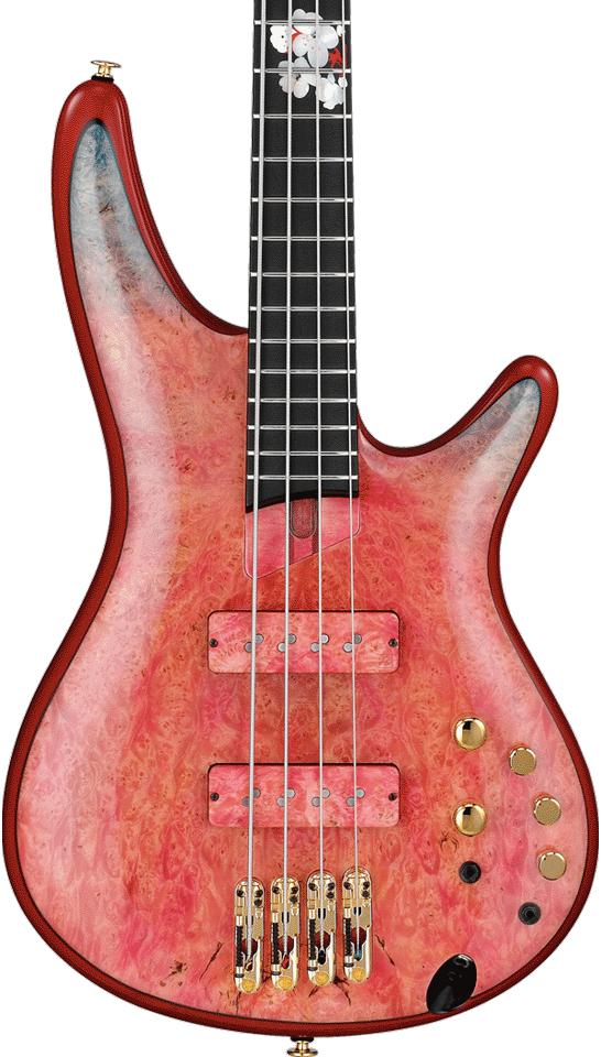 Ibanez 50th Anniversary Japan Custom Shop JPCS28 Haru Bass Guitar - Cherry  Blossom Pink