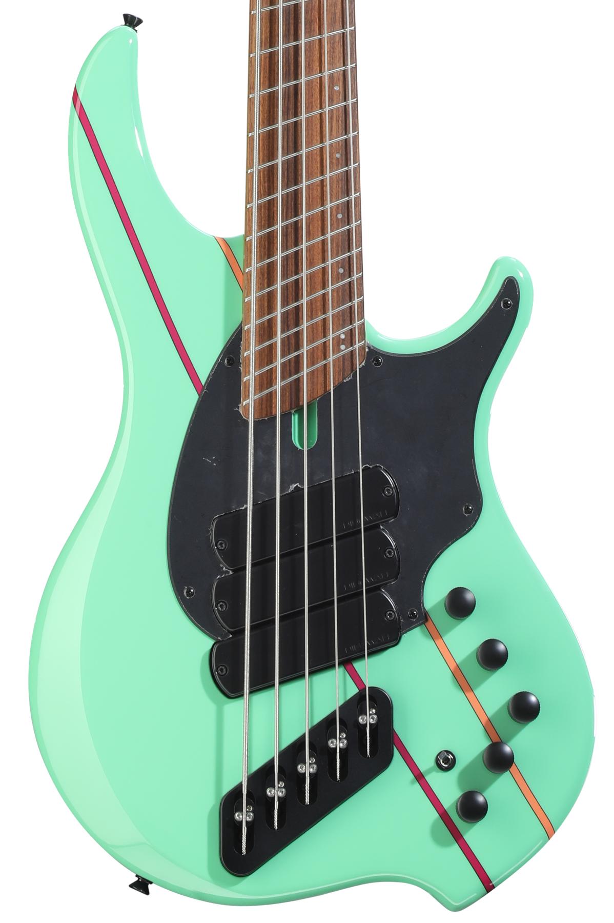 John Taylor Signature 5-string Electric Bass - Gloss Seafoam Green