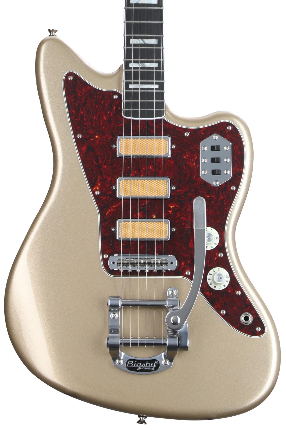 最終価格送料無料Fender Jazzmaster 　GOLD　FOIL Fender Gold Foil Jazzmaster Electric Guitar - Shoreline Gold