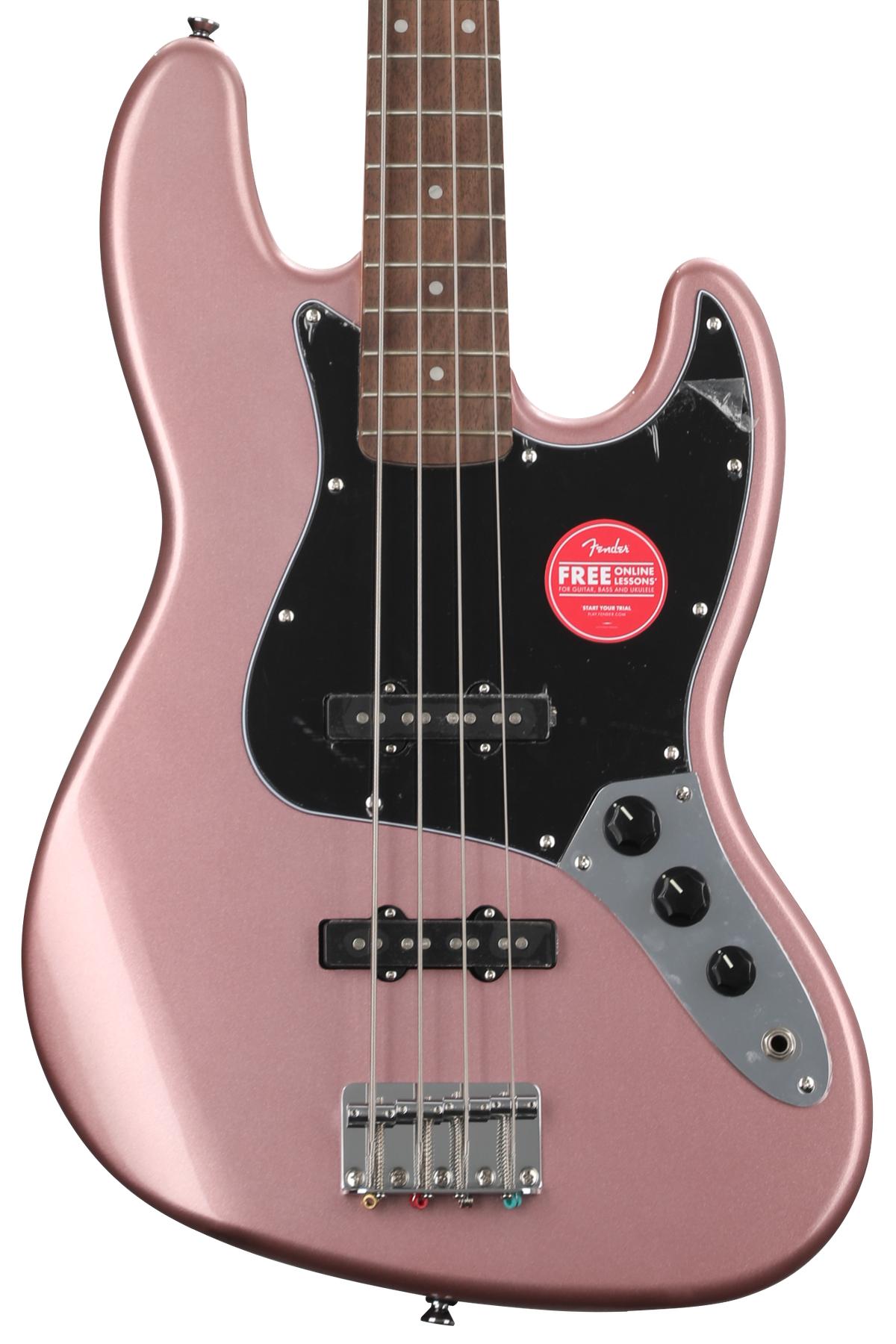 Squier Affinity Series Jazz Bass - Burgundy Mist with Laurel