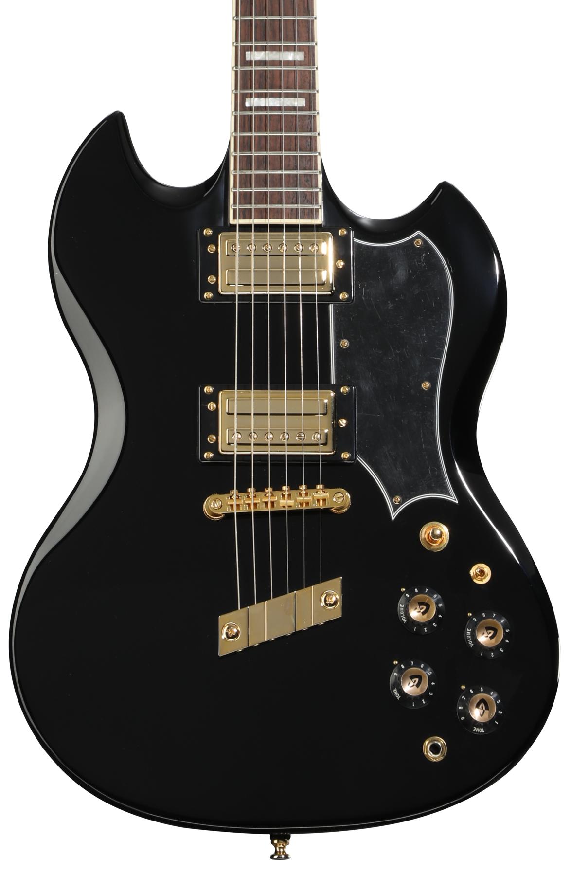 Polara Kim Thayil Signature Electric Guitar - Black