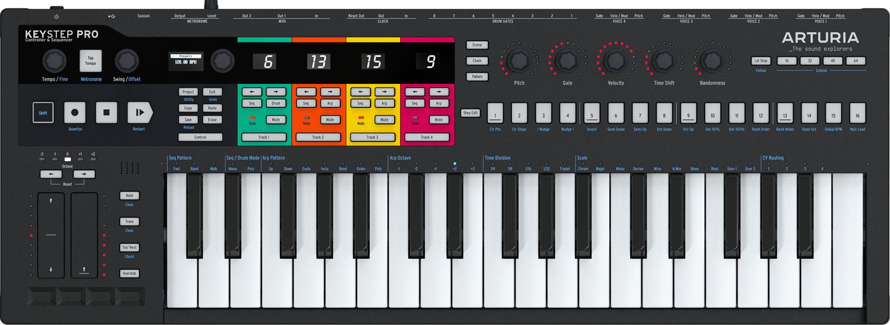 KeyStep Pro 37-key Controller and Sequencer - Black