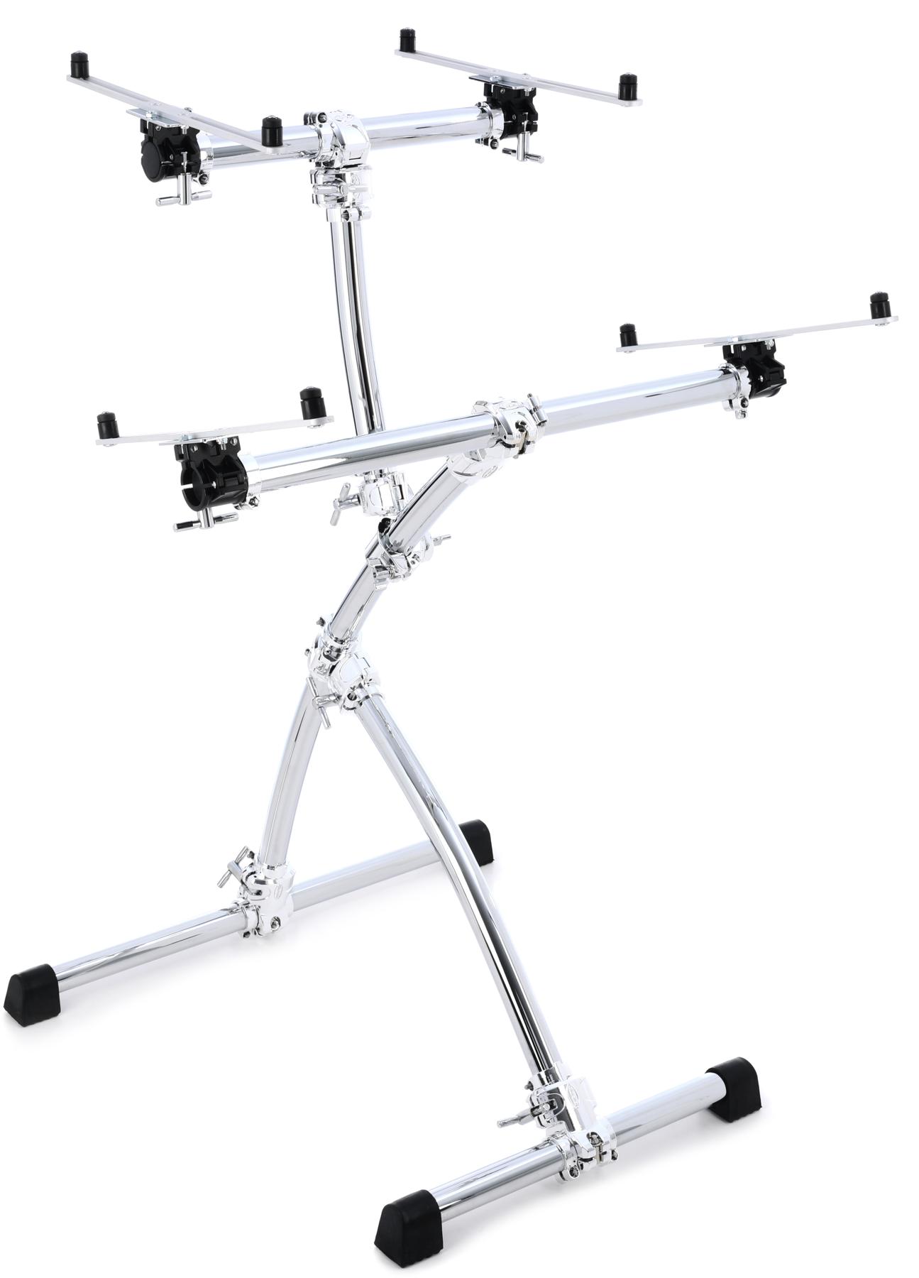 GKS-KT76 Key Tree 2-Tier Keyboard Stand - Chrome