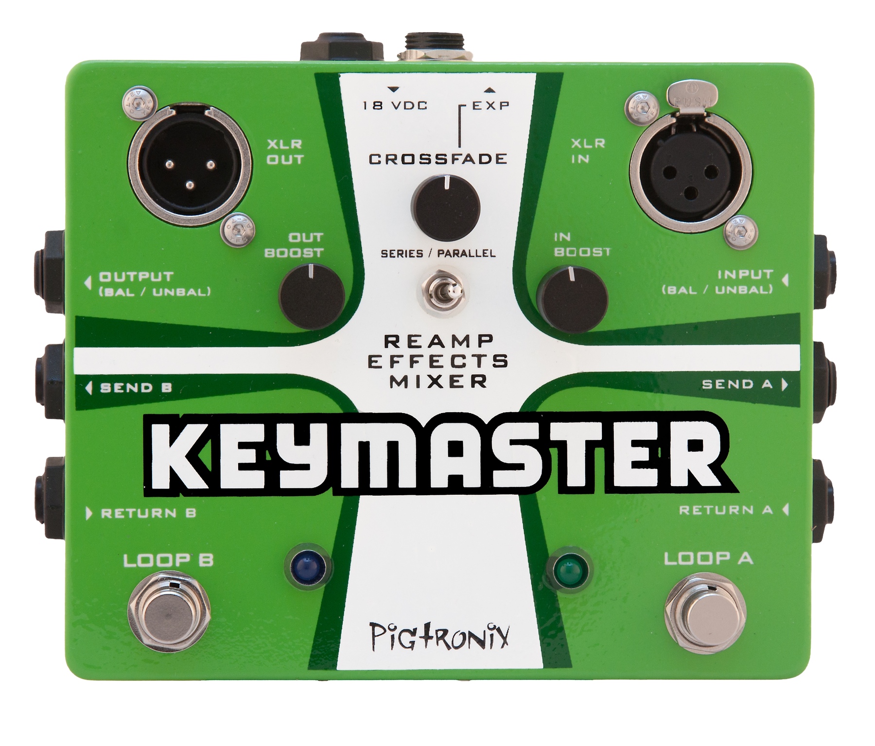 Keymaster True Bypass FX Loop