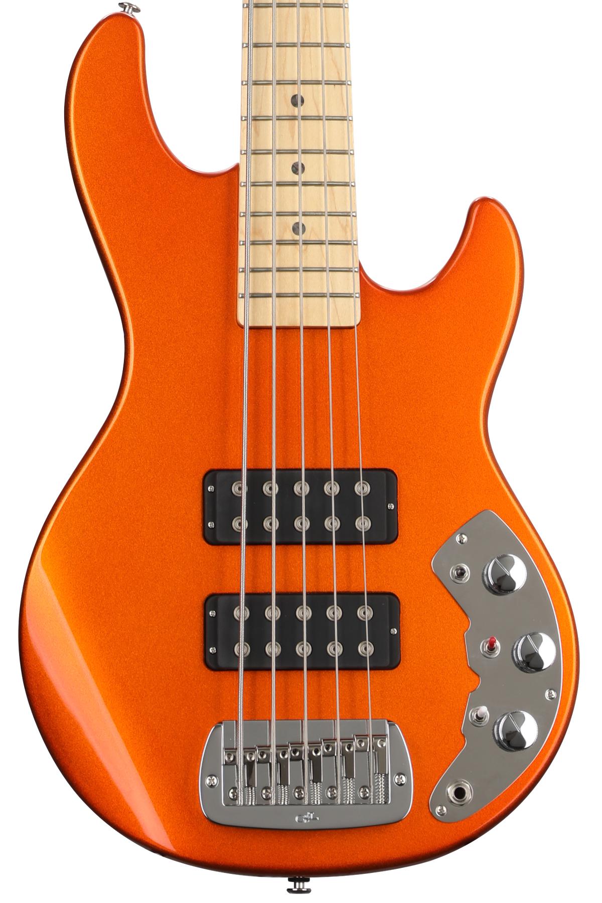 G&L CLF Research L-2500 Series 750 Bass Guitar - Tangerine