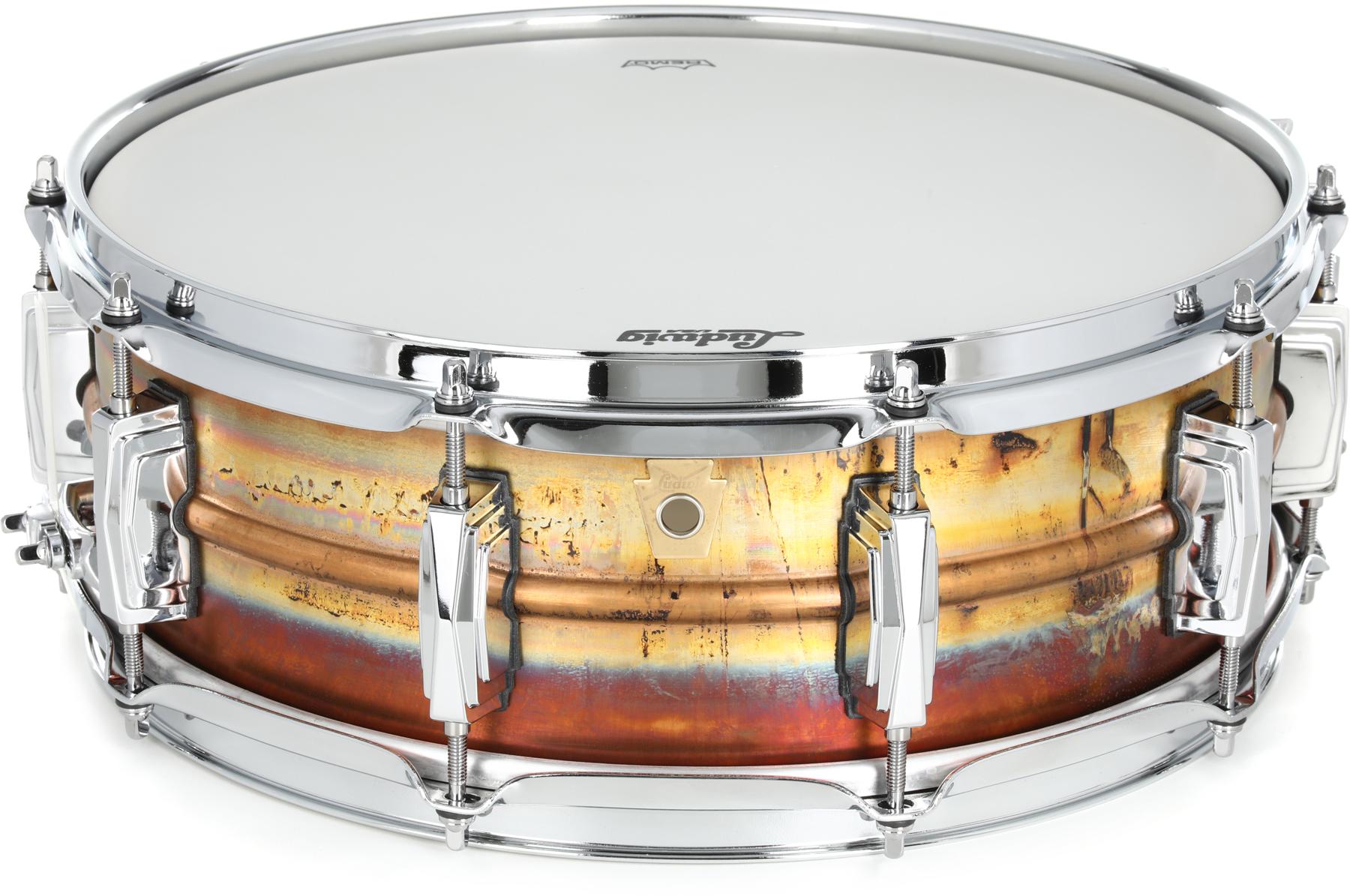 Ludwig Raw Bronze Snare Drum with Imperial Lugs - 5 inch x 14 inch