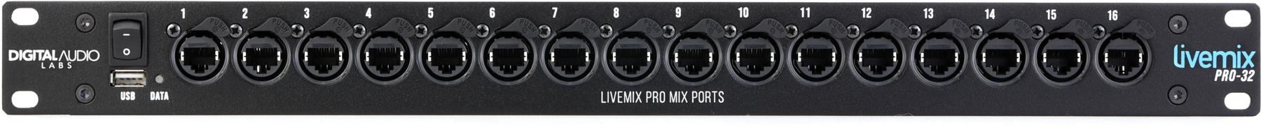 Dimensions for the Digital Audio Labs Livemix Pro-32 Distribution ...