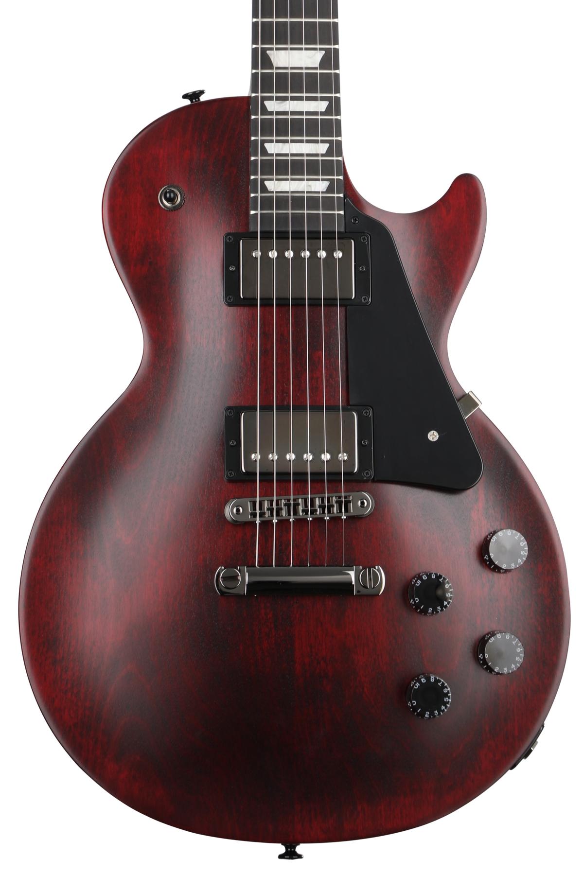 Gibson Les Paul Modern Studio Electric Guitar - Wine Red Satin 