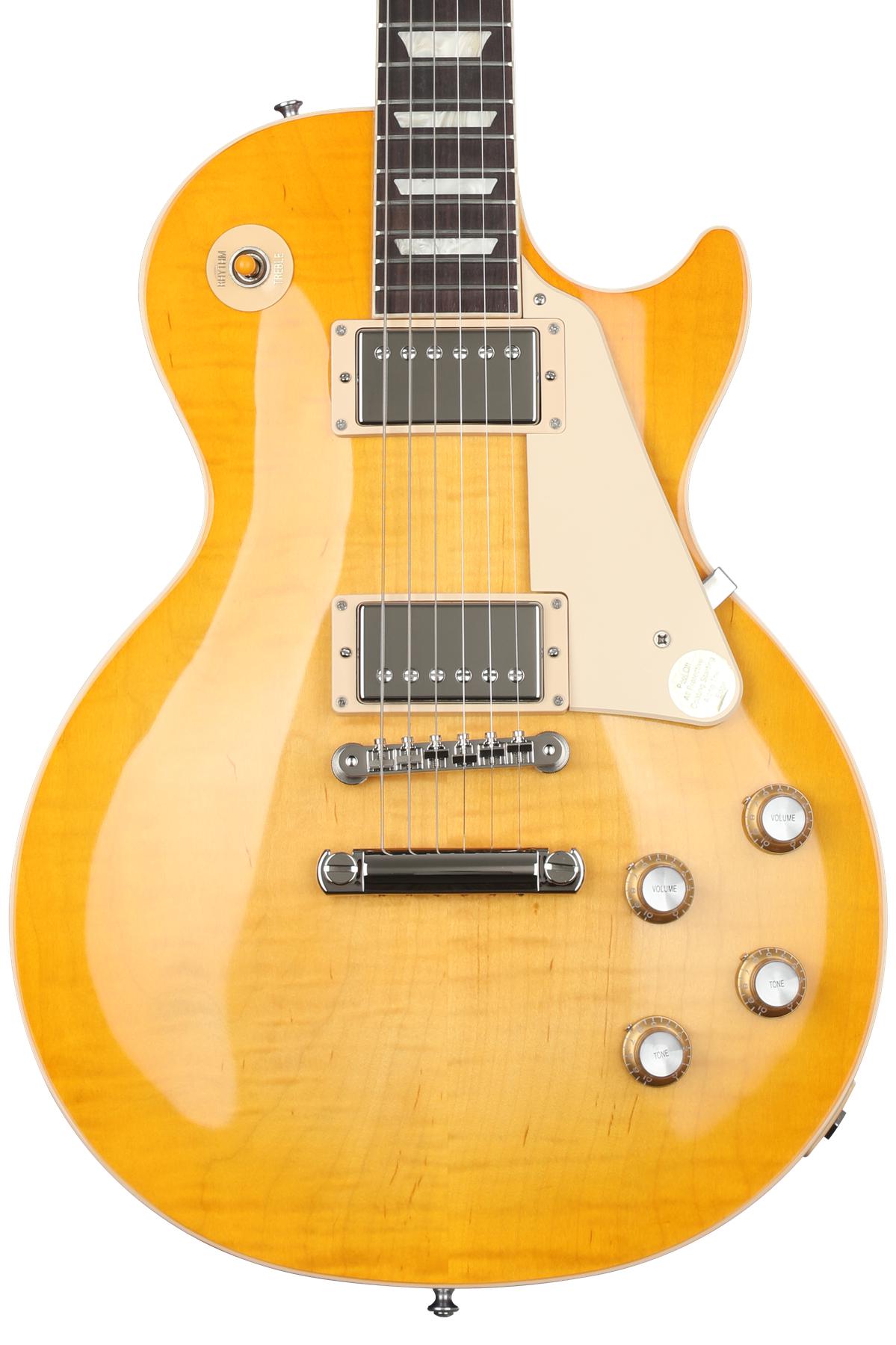 Gibson Les Paul Standard '60s AAA Top Electric Guitar - Lemonburst,  Sweetwater Exclusive
