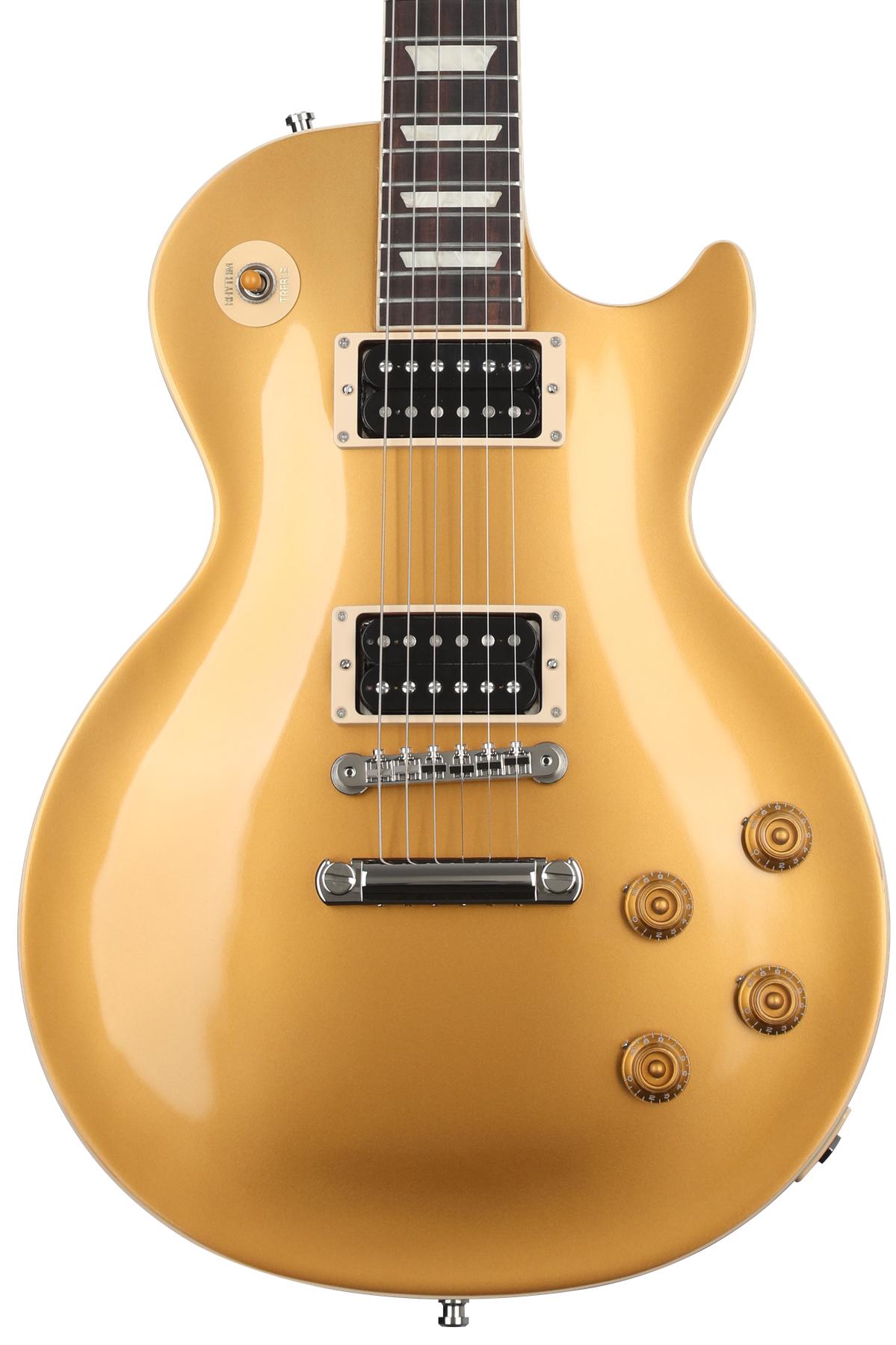 Take A Peek At The New Gibson Slash “victoria” Les Paul Standard Goldtop The Latest In The 