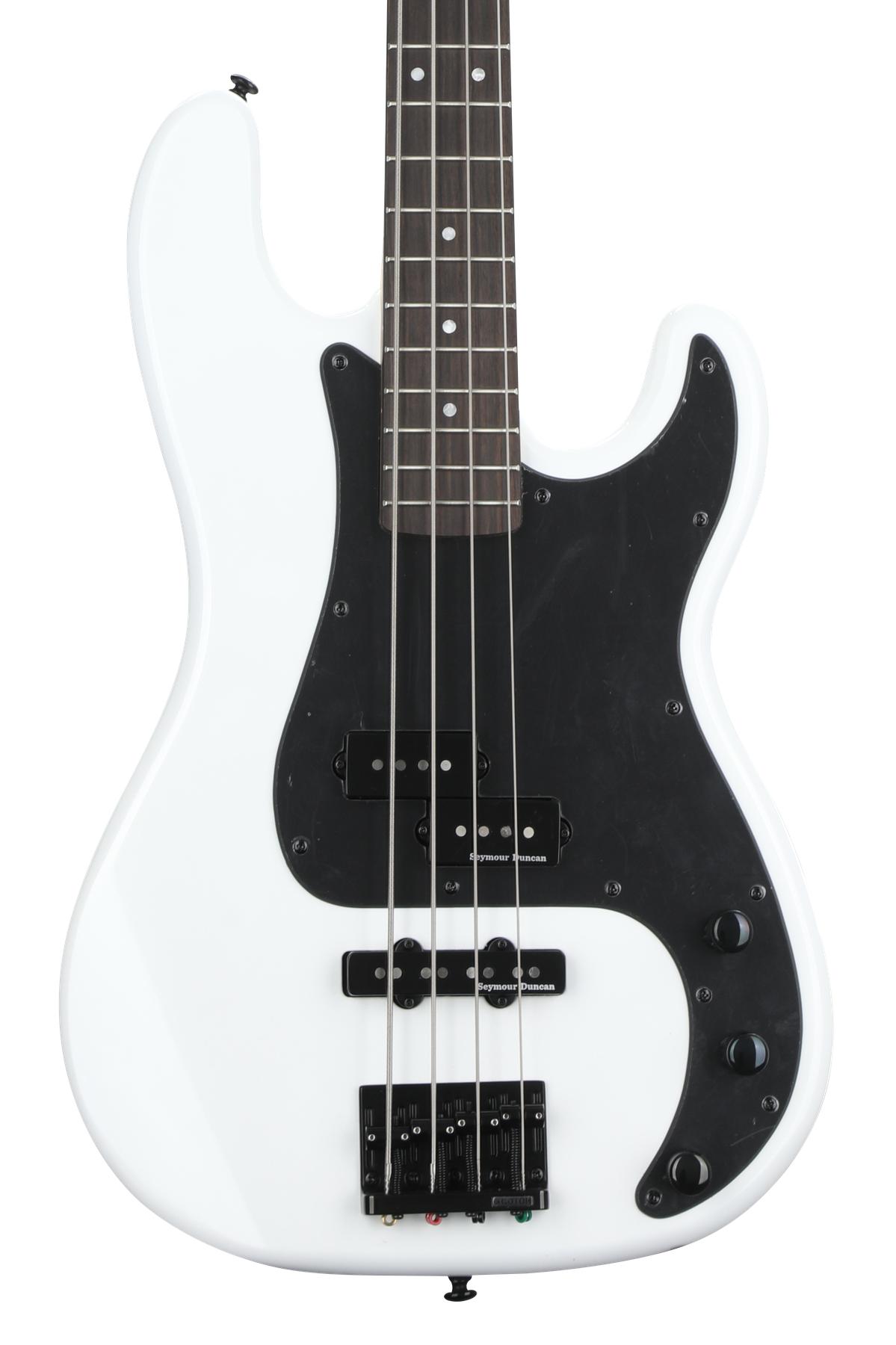 LTD Surveyor '87 Bass Guitar - Pearl White