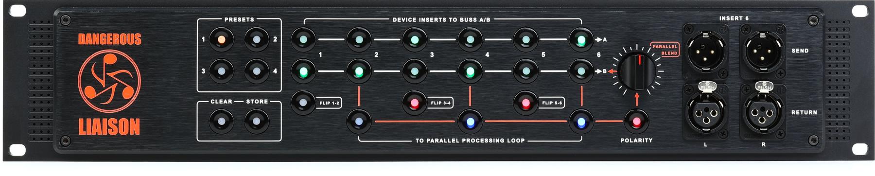 Dimensions for the Dangerous Music LIAISON Analog Master Router