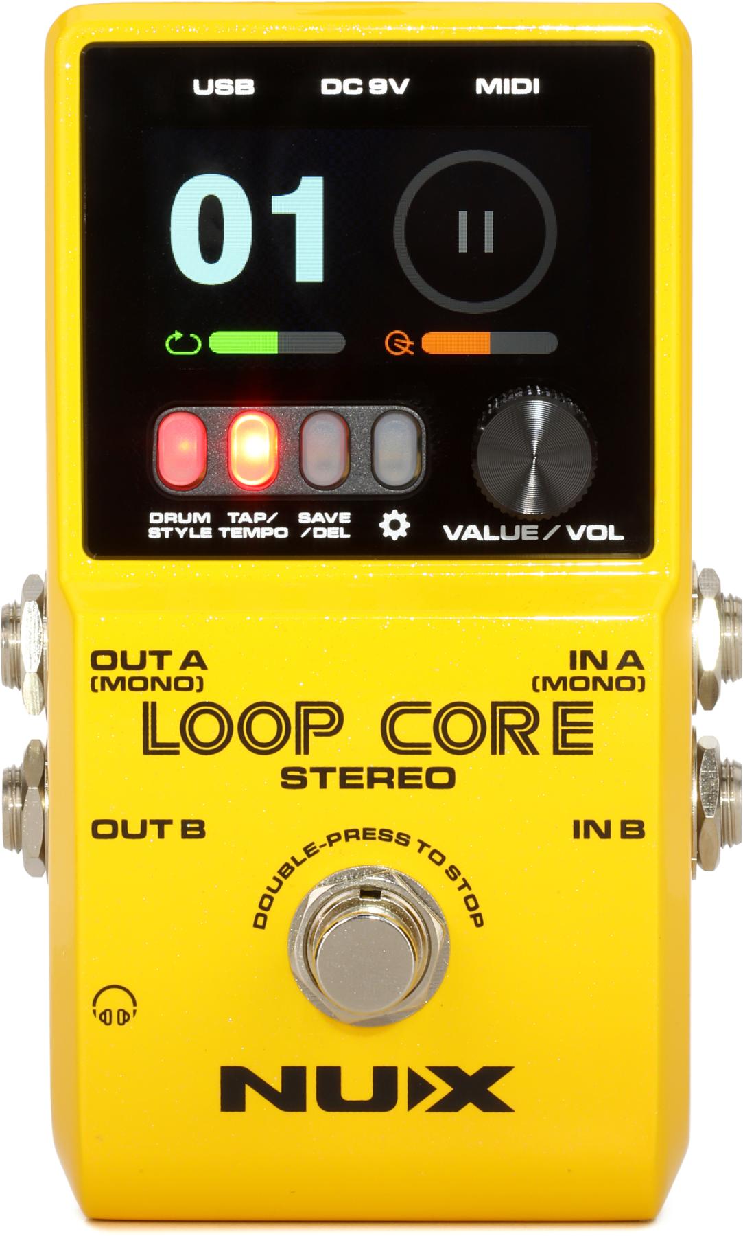 NUX Loop Core Stereo Looper Pedal