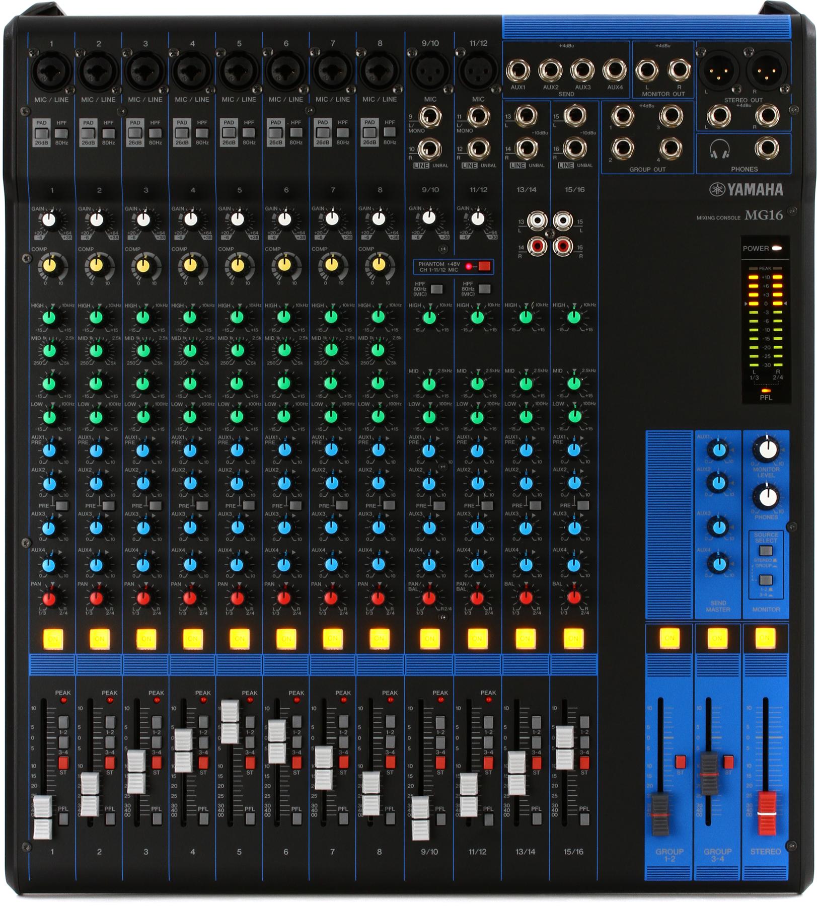 MG16 16-channel Analog Mixer