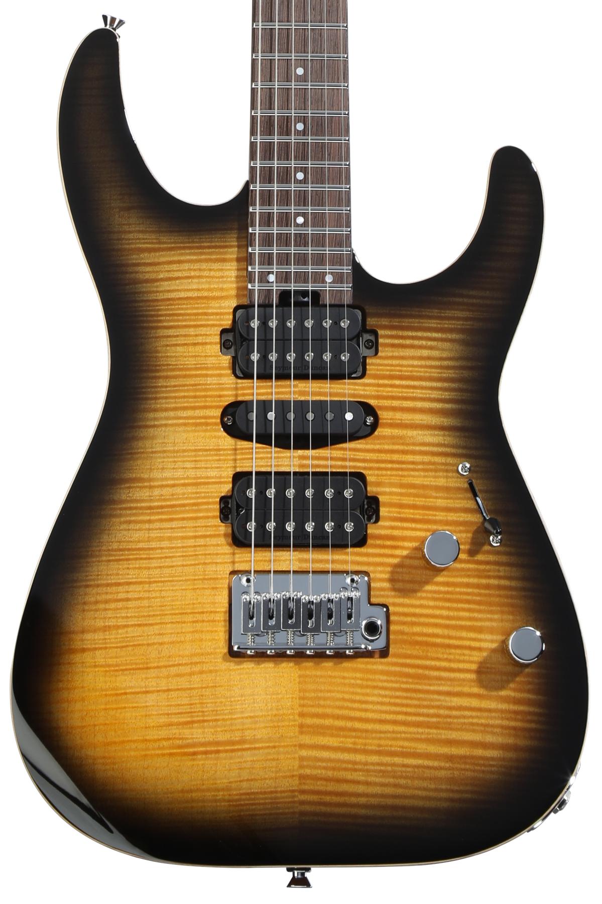 MJ DK24 HSH 2PT Electric Guitar - Antique Burst