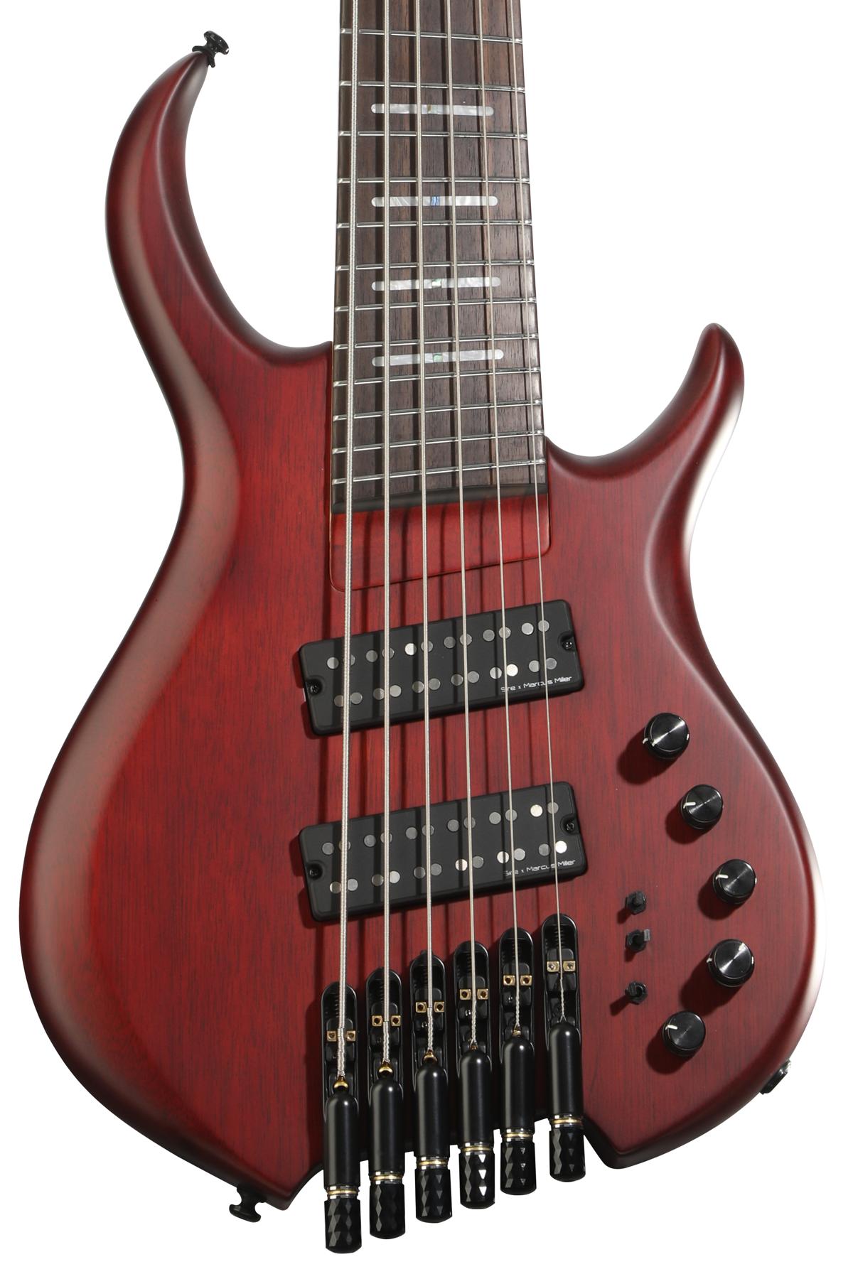 Marcus Miller M6 6-string Headless Bass Guitar - Mahogany Satin