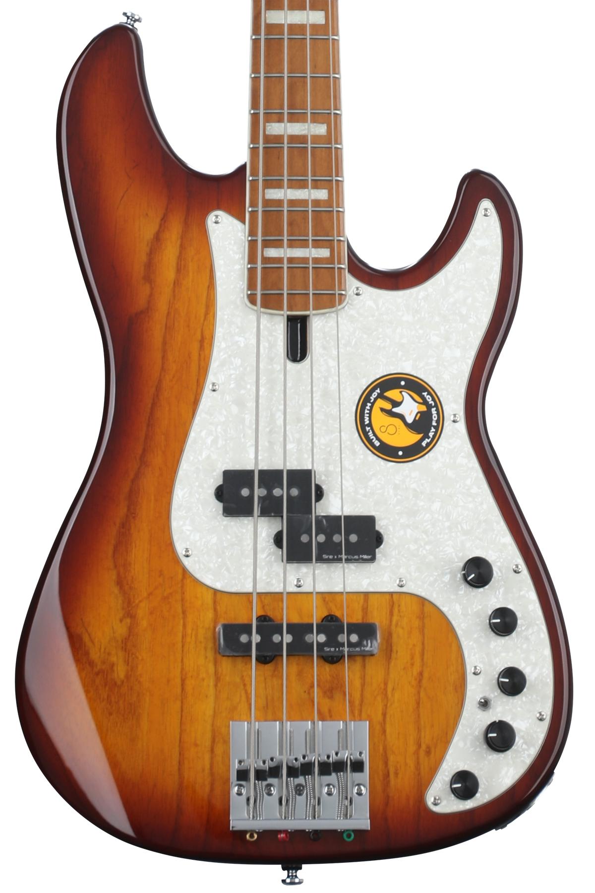 Marcus Miller P8 4-string Bass Guitar - Tobacco Sunburst