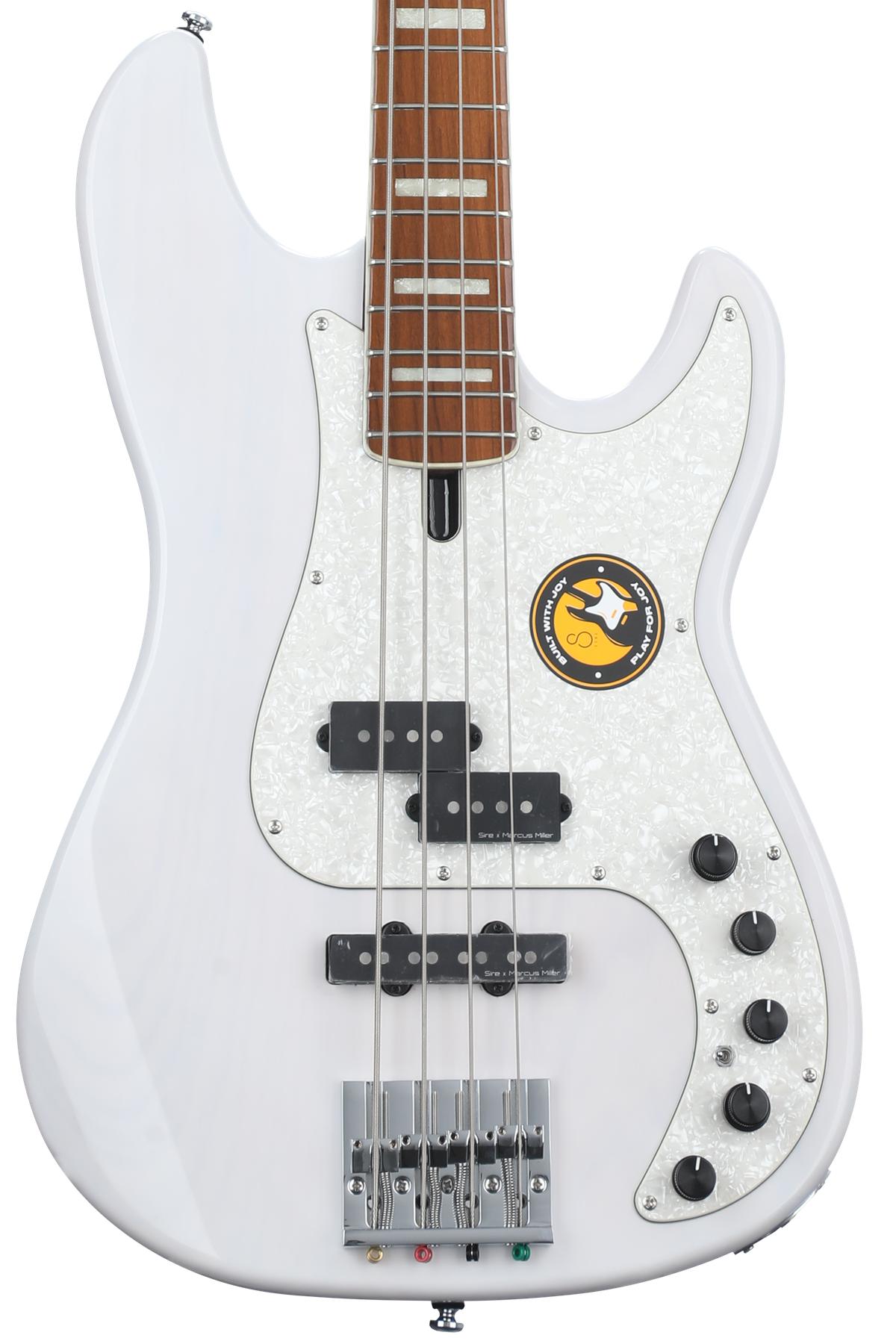 Marcus Miller P8 4-string Bass Guitar - White Blonde