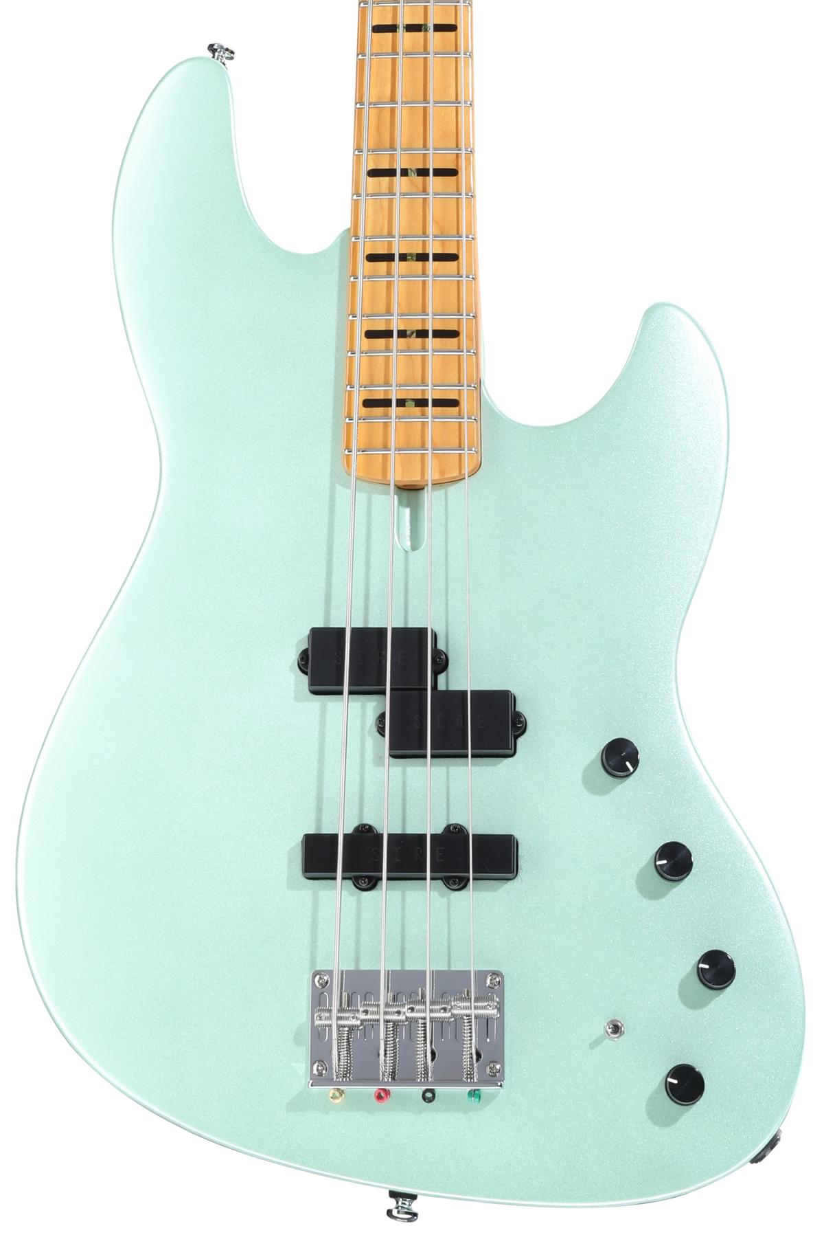 Sire Marcus Miller U7 4-string Bass Guitar - Sherwood Green Metallic ...